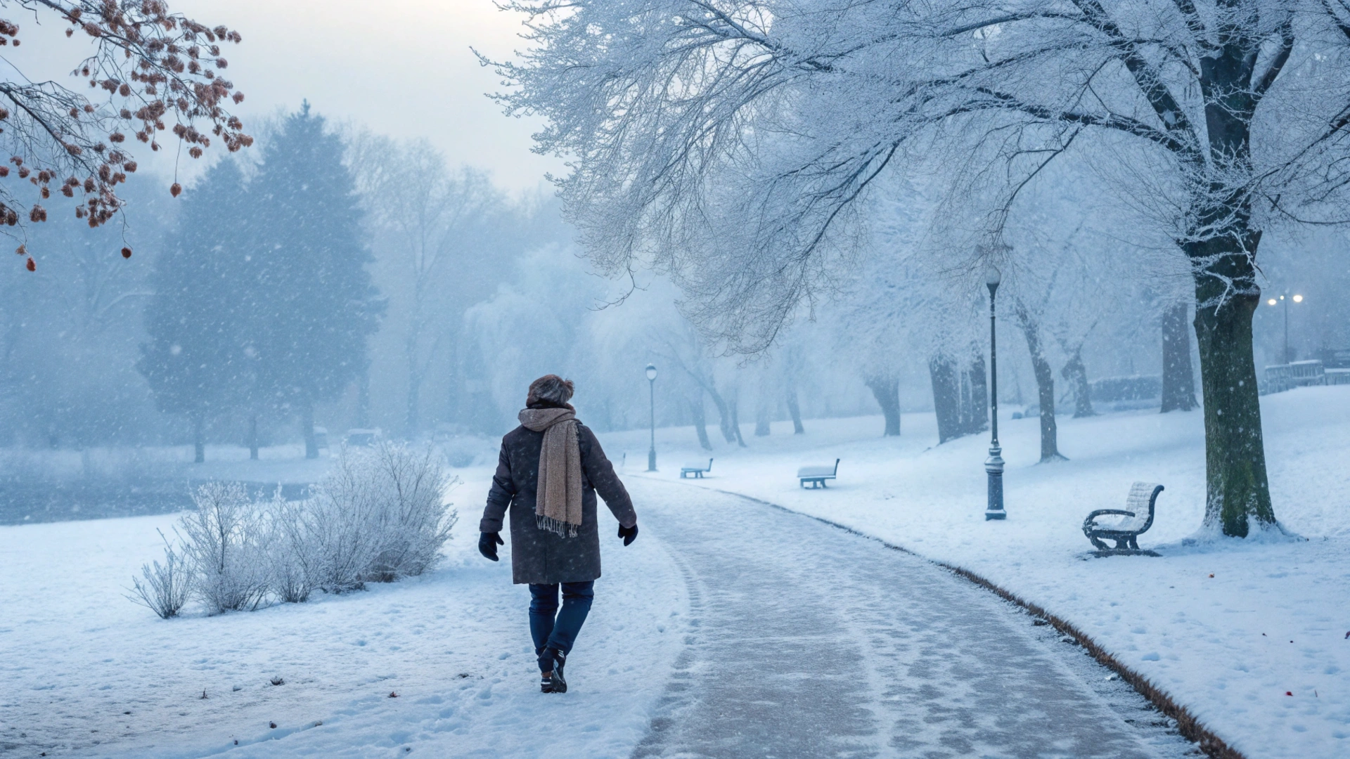 Winter Mindful Snow Walking