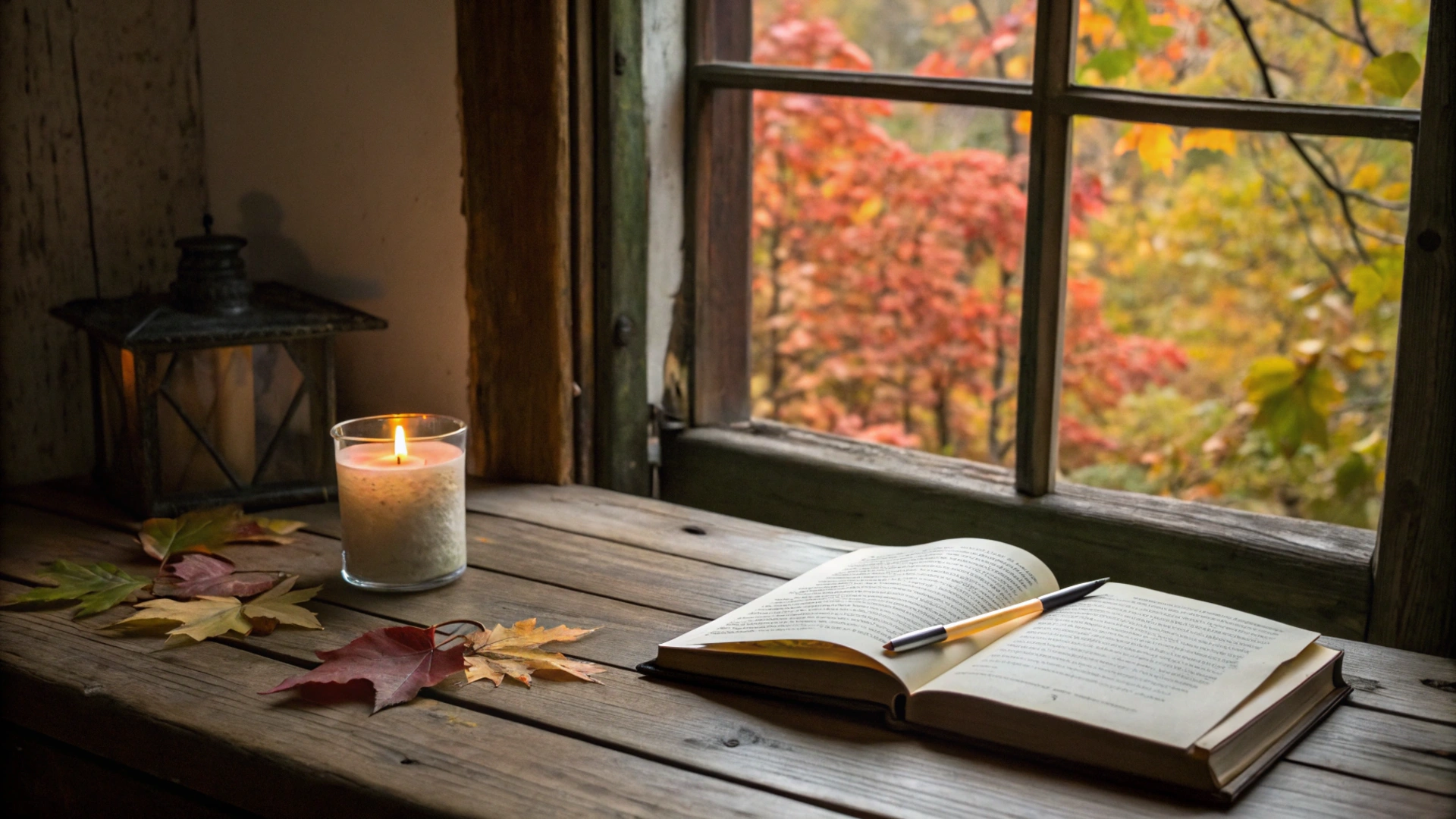 Autumn Mindful Candlelit Journaling