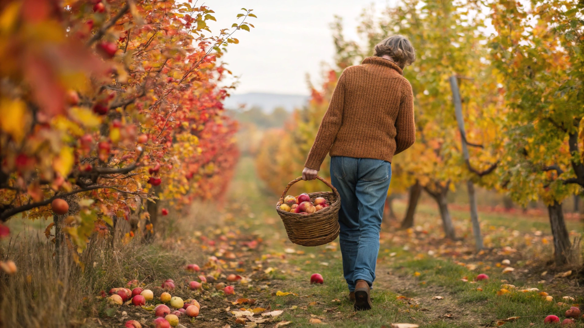 Autumn Mindful Apple Picking
