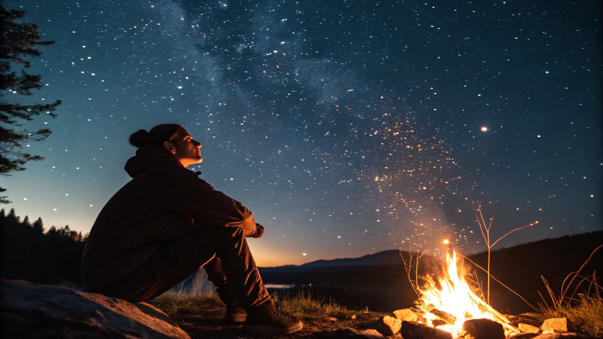 Summer Mindful Campfire Reflection