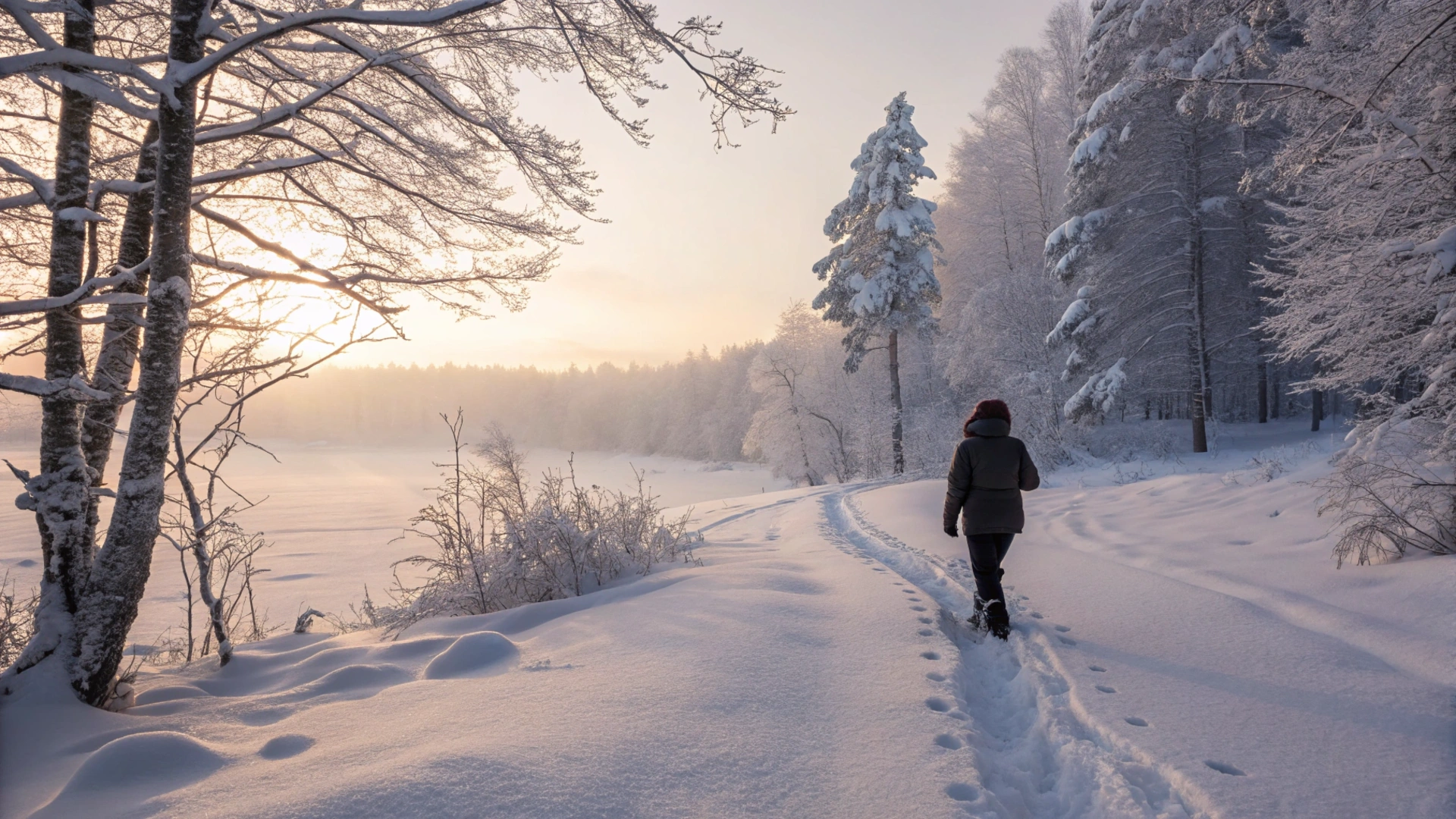 Winter Mindful Snowshoeing