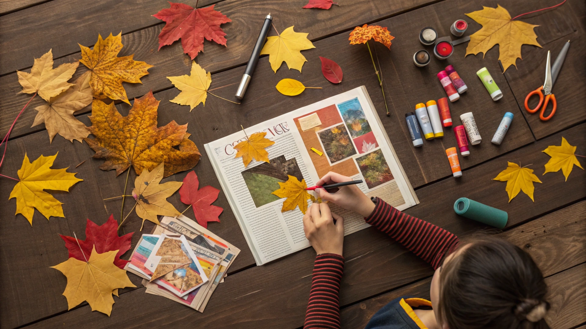 Autumn Mindful Gratitude Collage