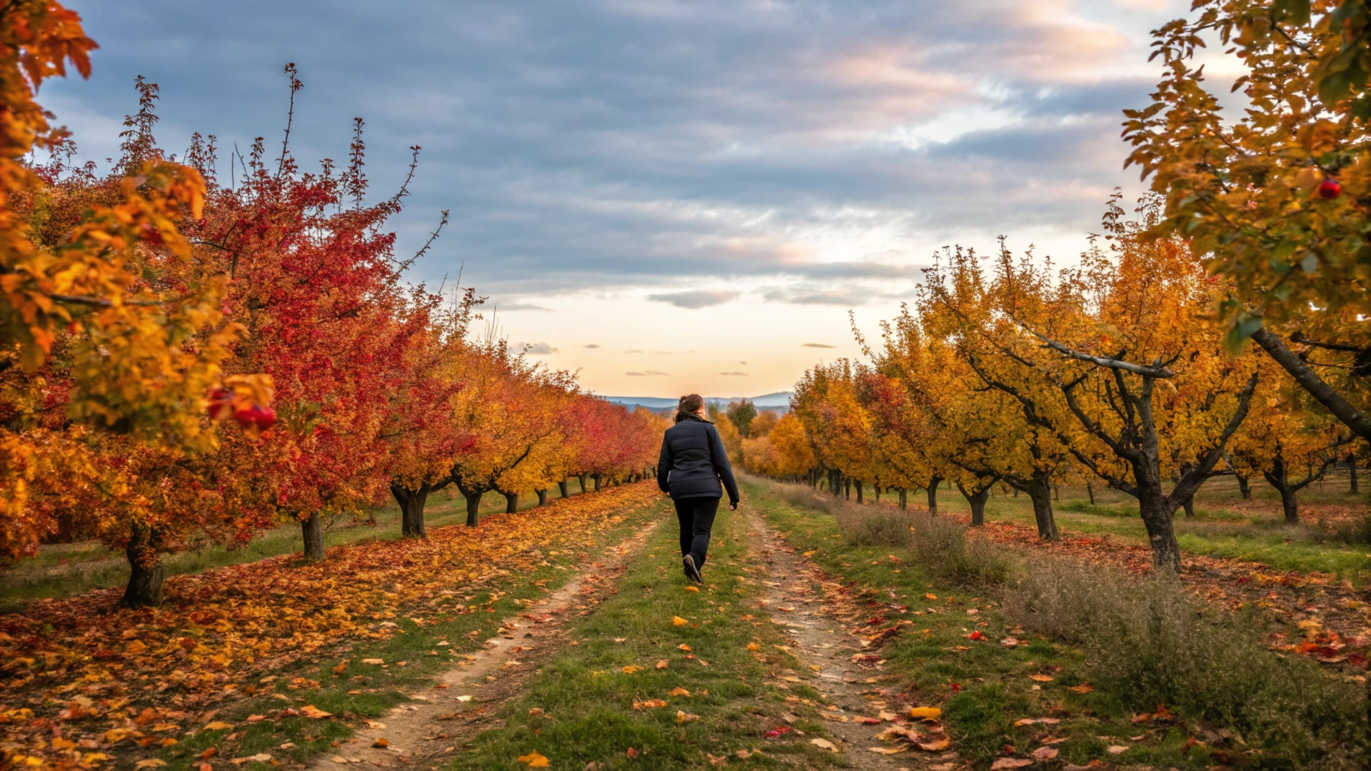 Autumn Mindful Orchard Stroll