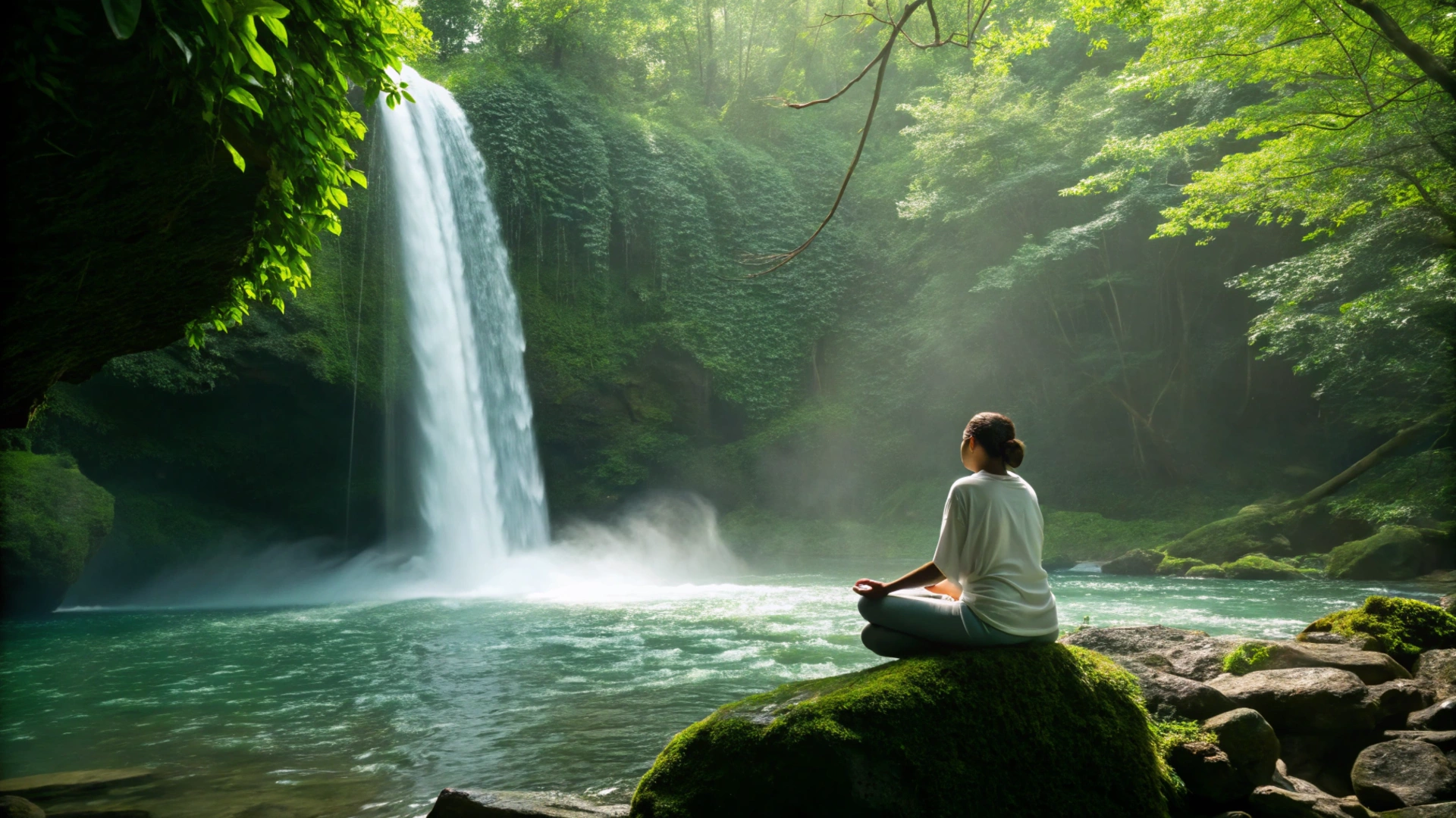 Summer Mindful Waterfall Meditation