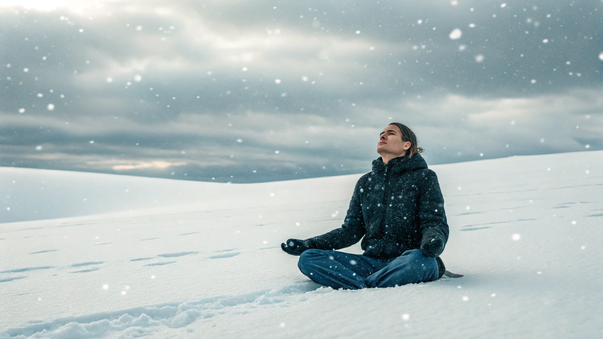 Winter Mindful Snow Meditation