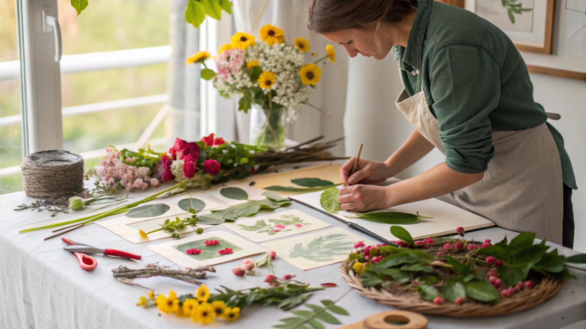 Spring Mindful Nature Collage