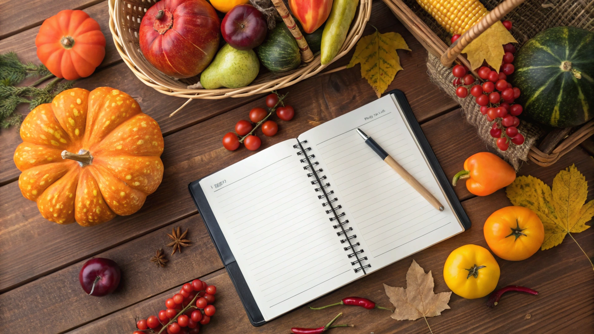 Autumn Mindful Harvest Journaling