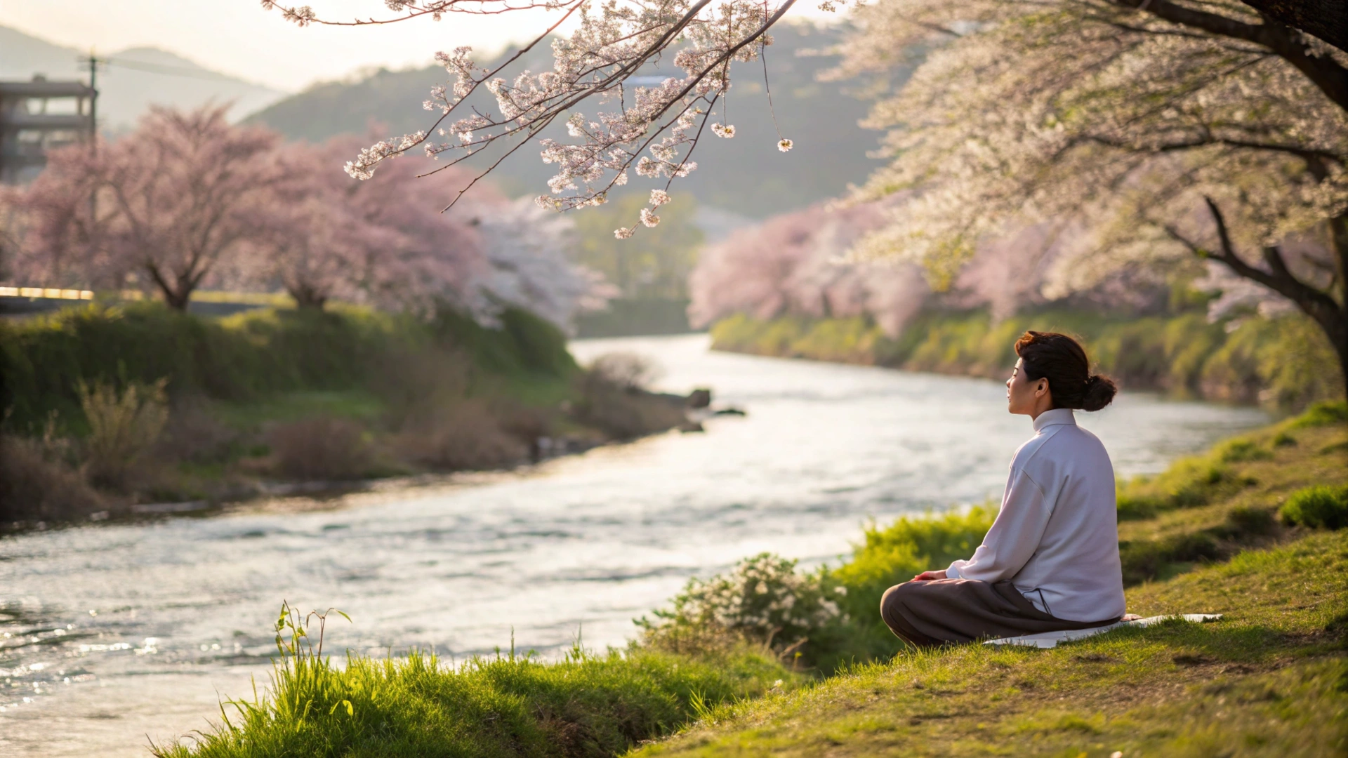 Spring Mindful River Meditation
