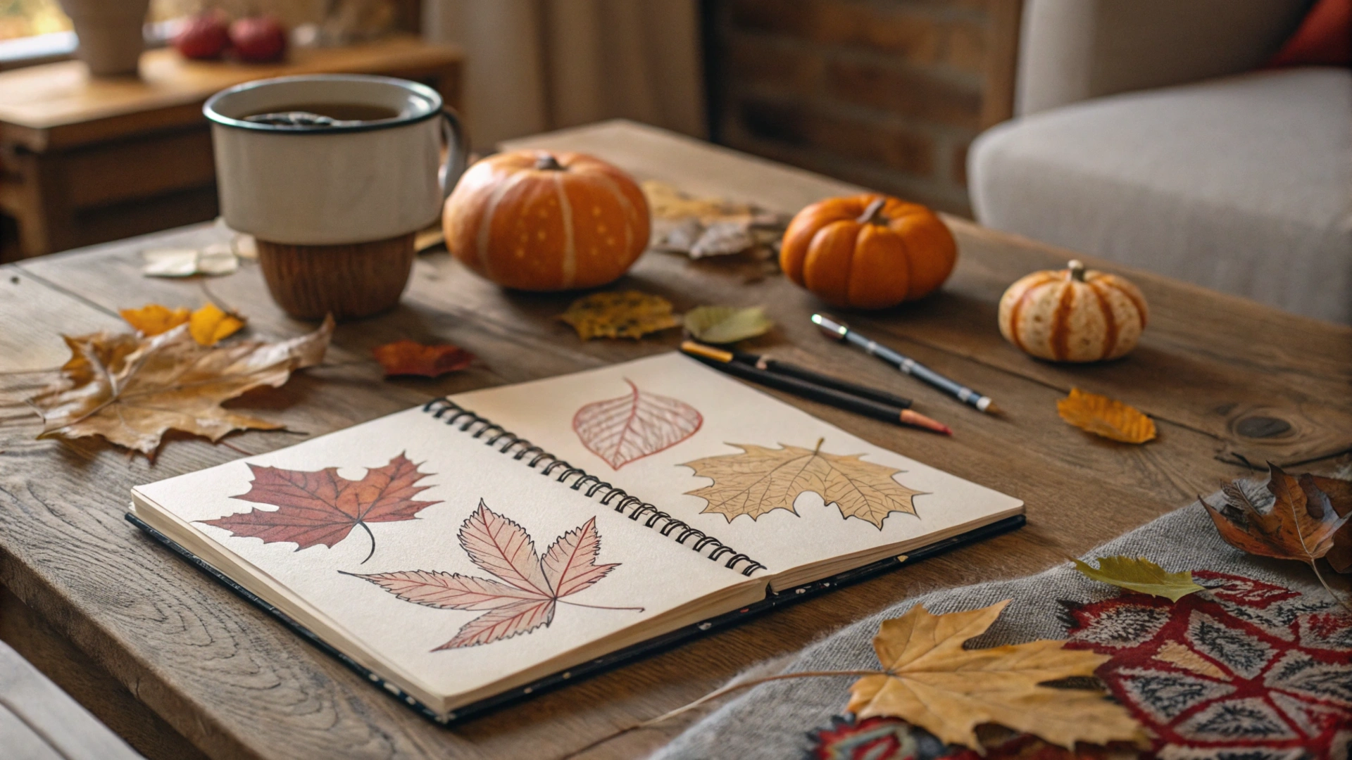 Autumn Gratitude Sketching