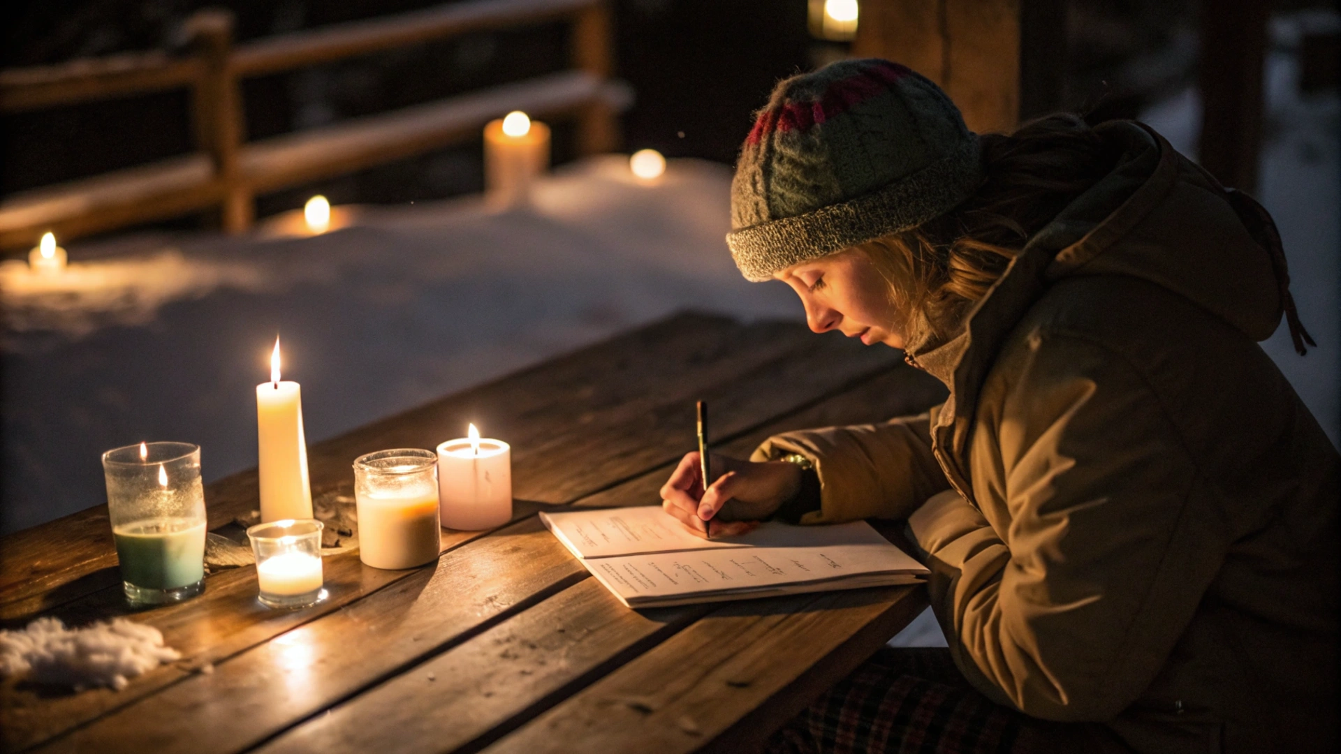 Winter Gratitude Writing