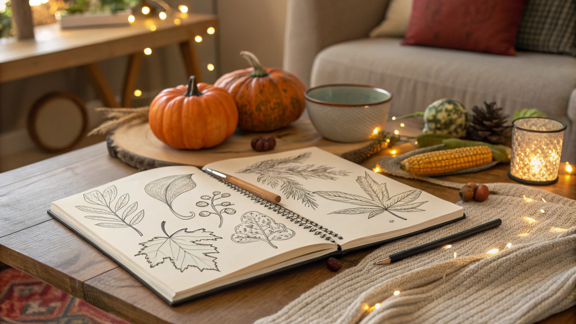 Autumn Self-Care Sketching