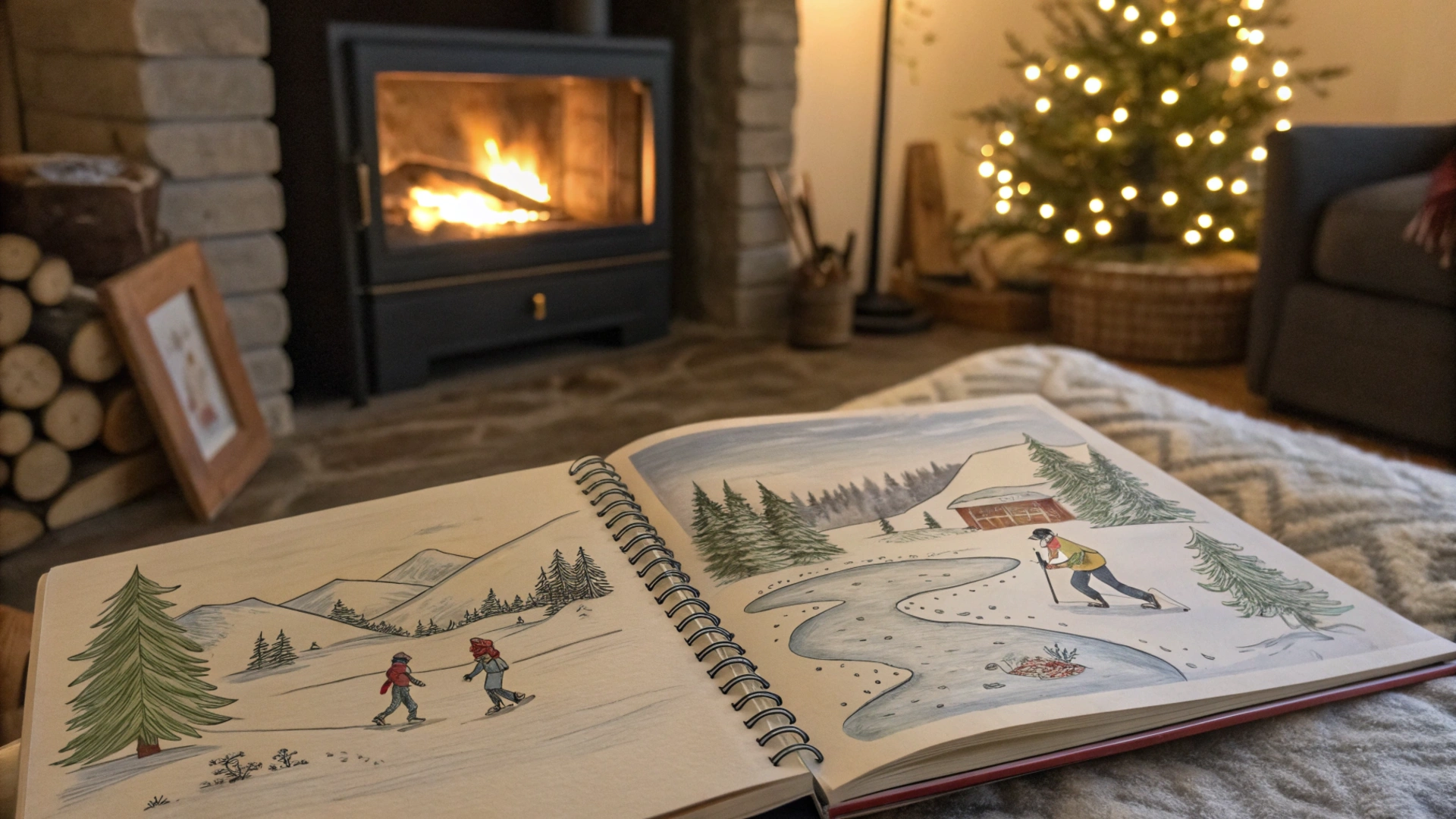 Winter Gratitude Sketching
