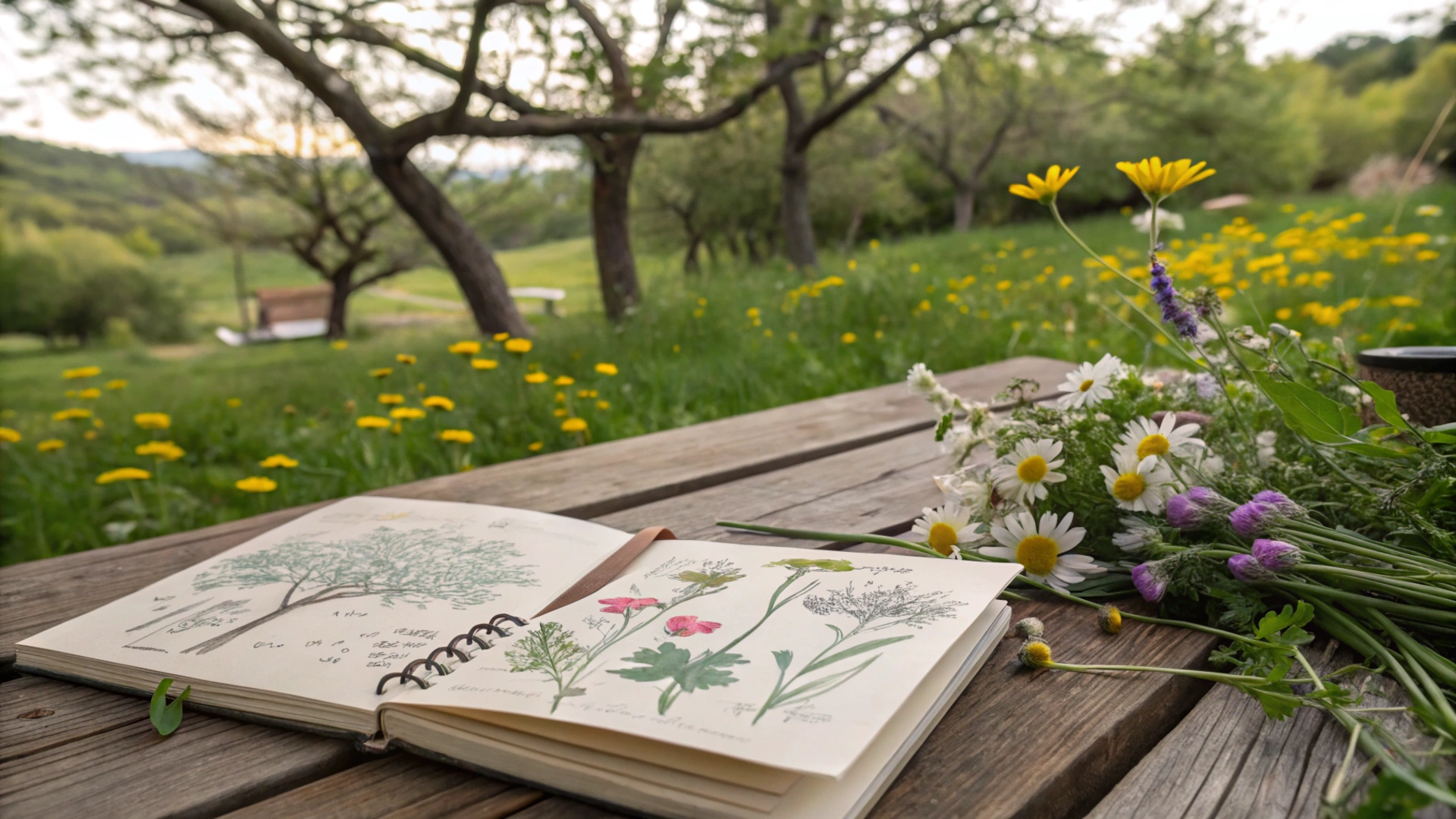 Spring Nature Sketching