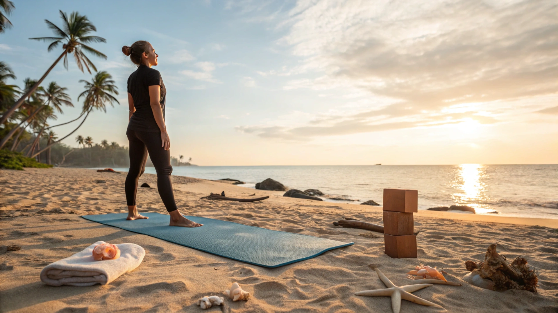 Summer Beach Yoga Routine