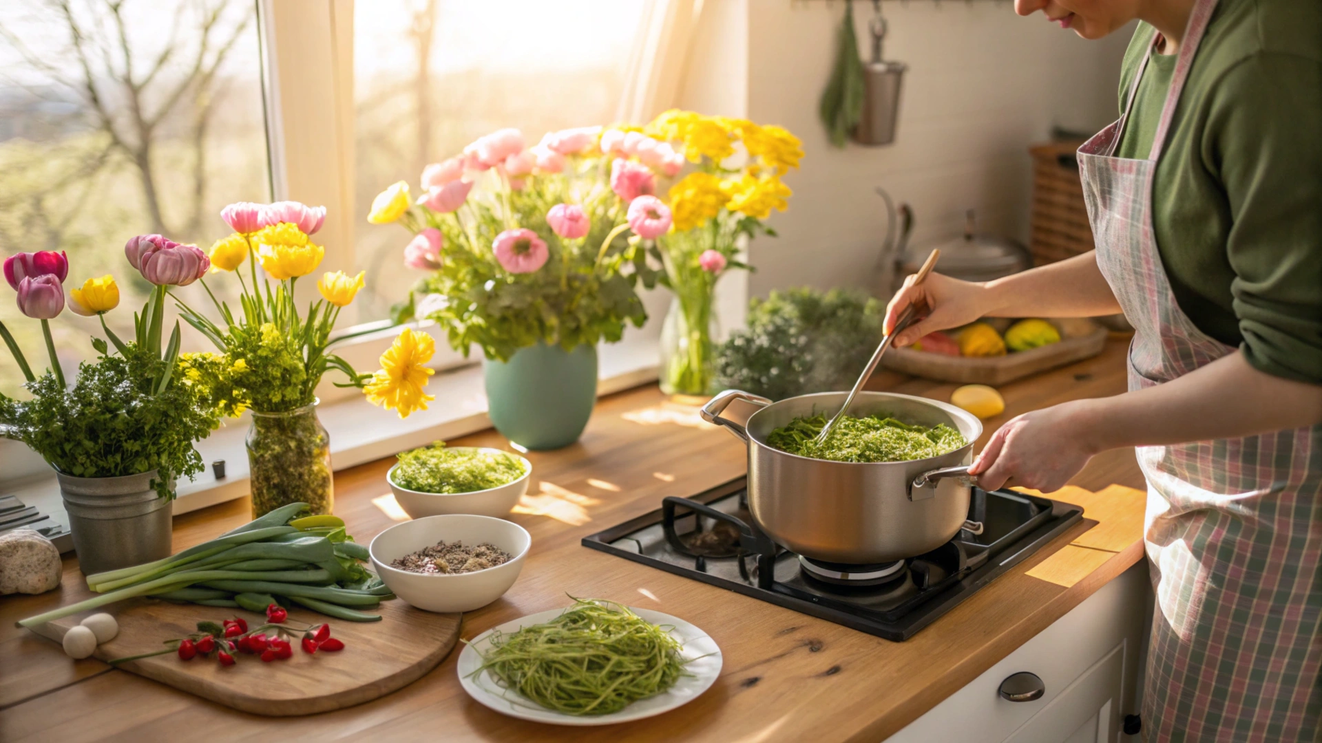 Spring Parsley Pesto Pasta