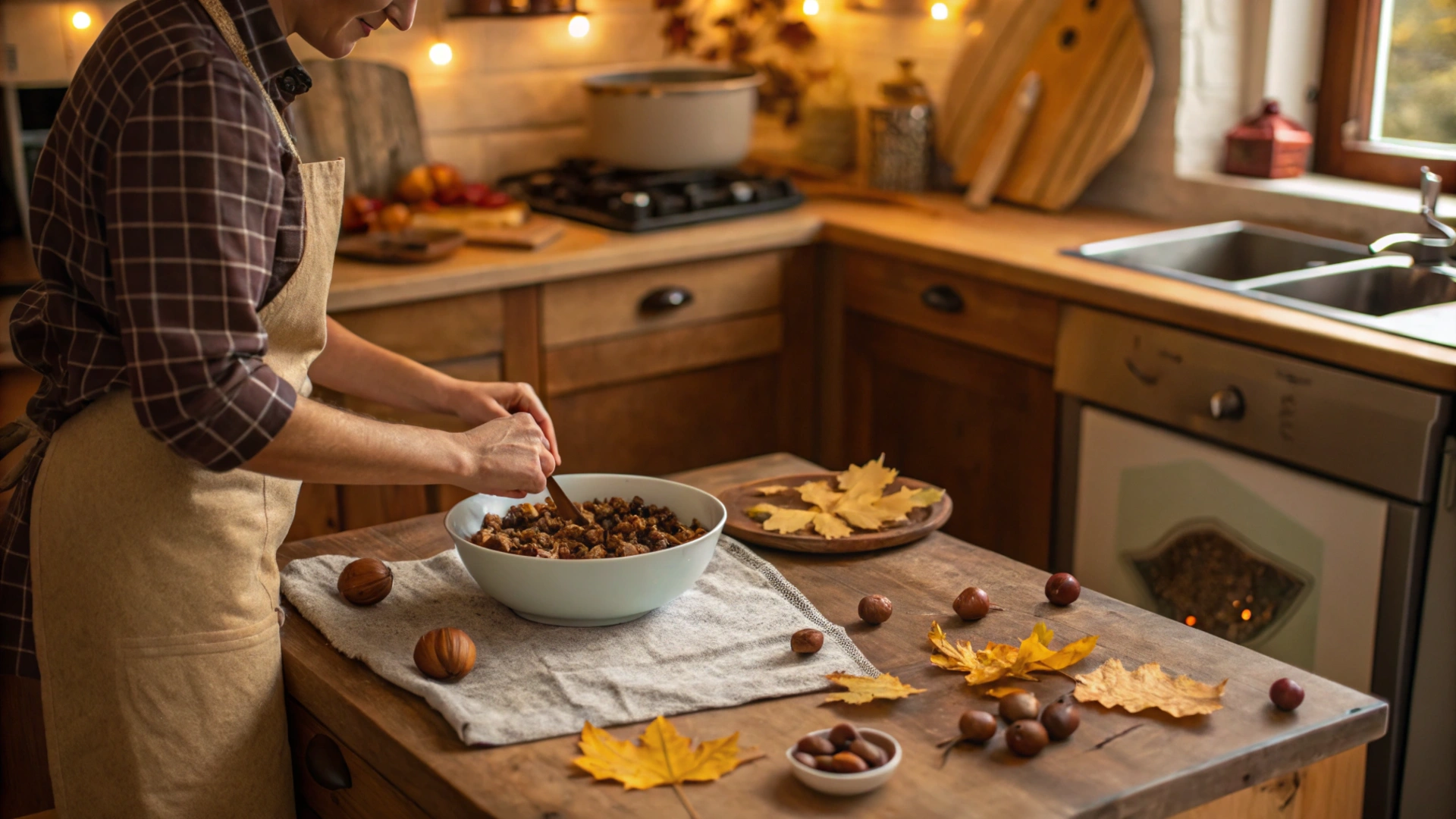 Autumn Roasted Chestnut Stuffing