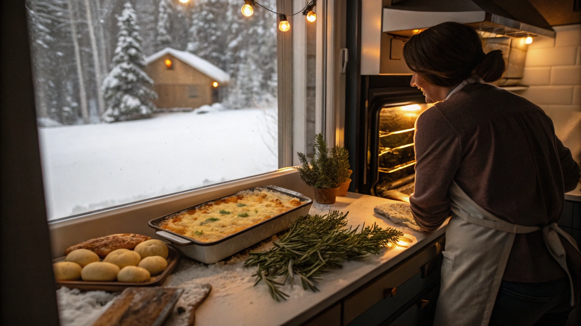 Winter Rosemary Potato Gratin