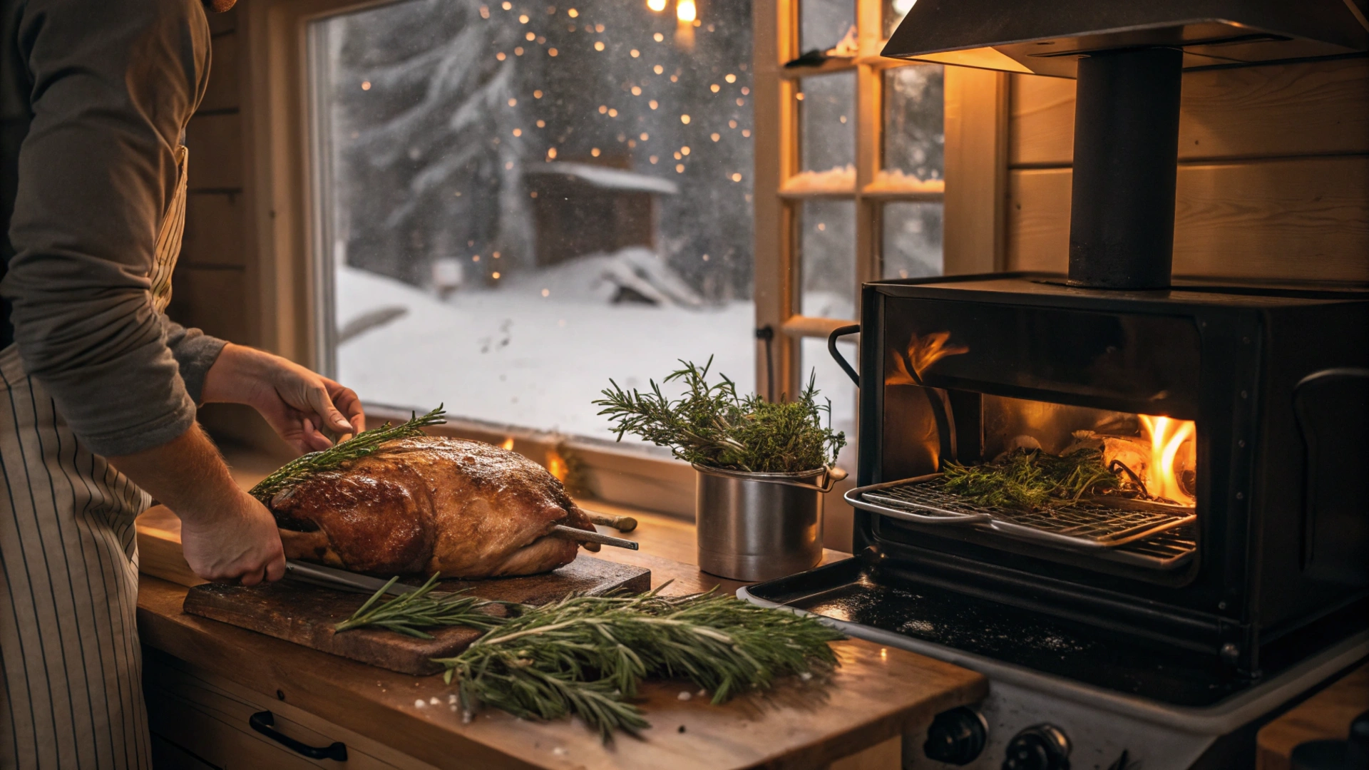 Winter Rosemary Roasted Lamb
