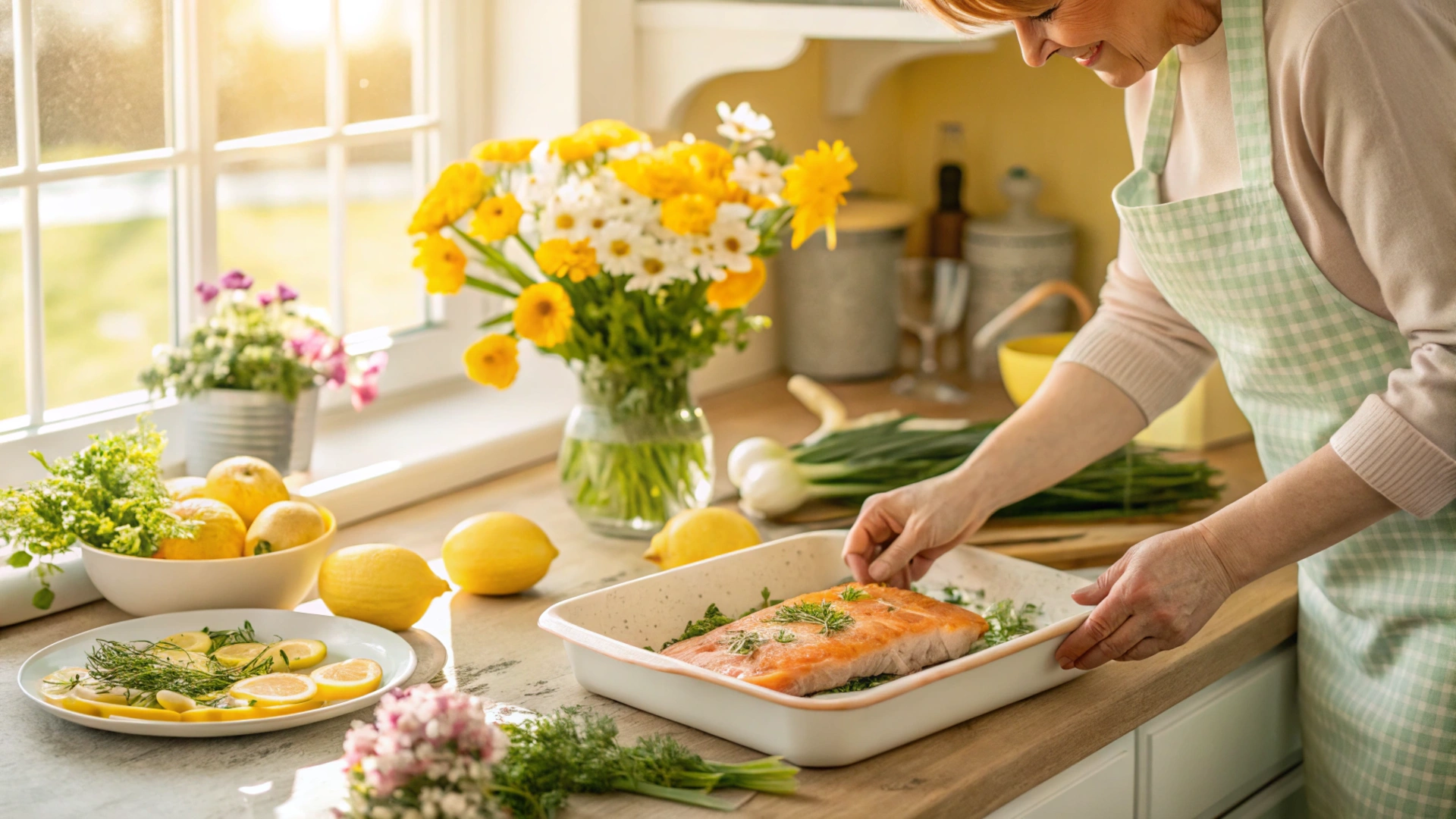 Spring Lemon Dill Salmon