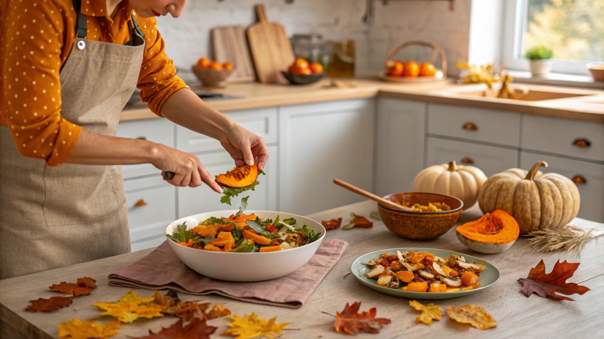 Autumn Roasted Squash Salad