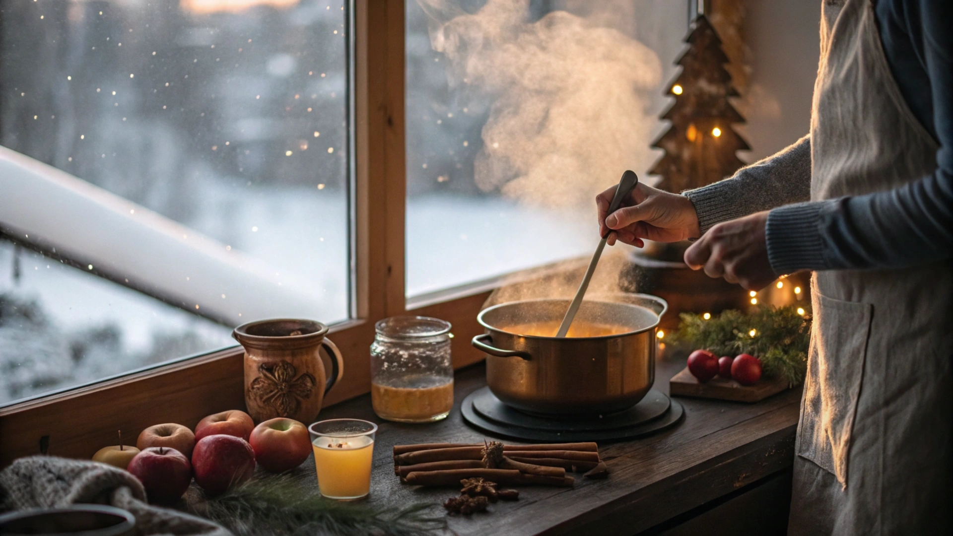 Winter Ginger Mulled Cider