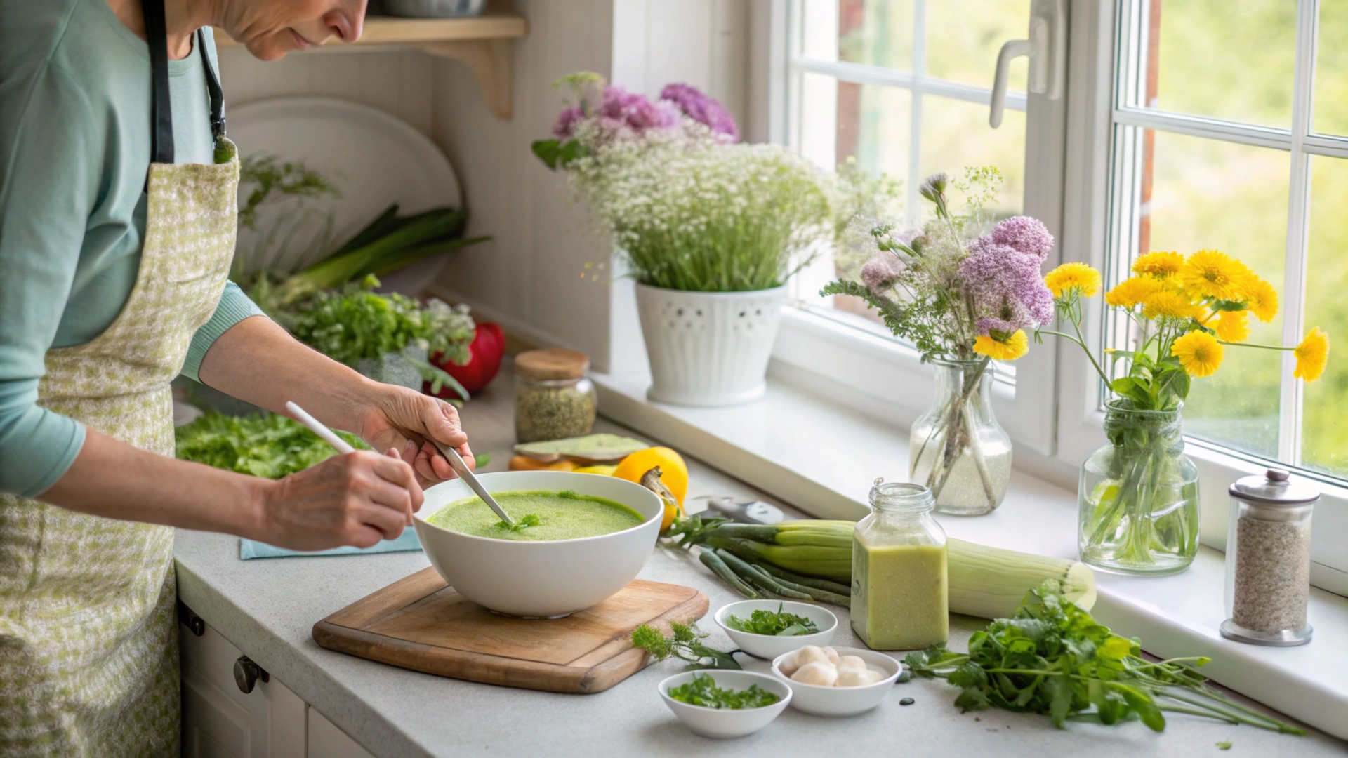 Spring Fennel Leek Soup