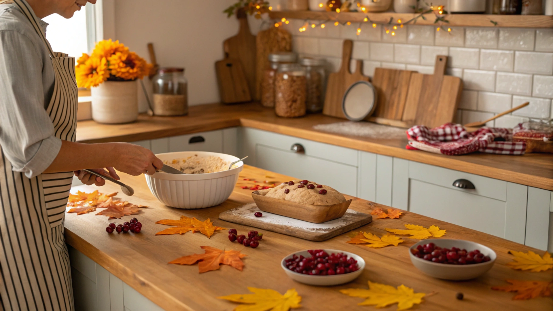 Autumn Cranberry Pecan Bread