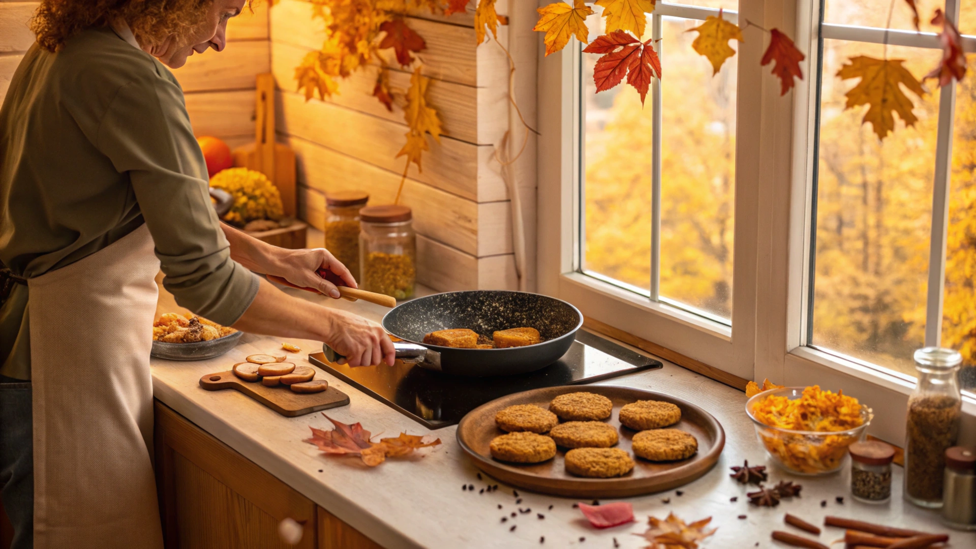 Autumn Spiced Lentil Patties