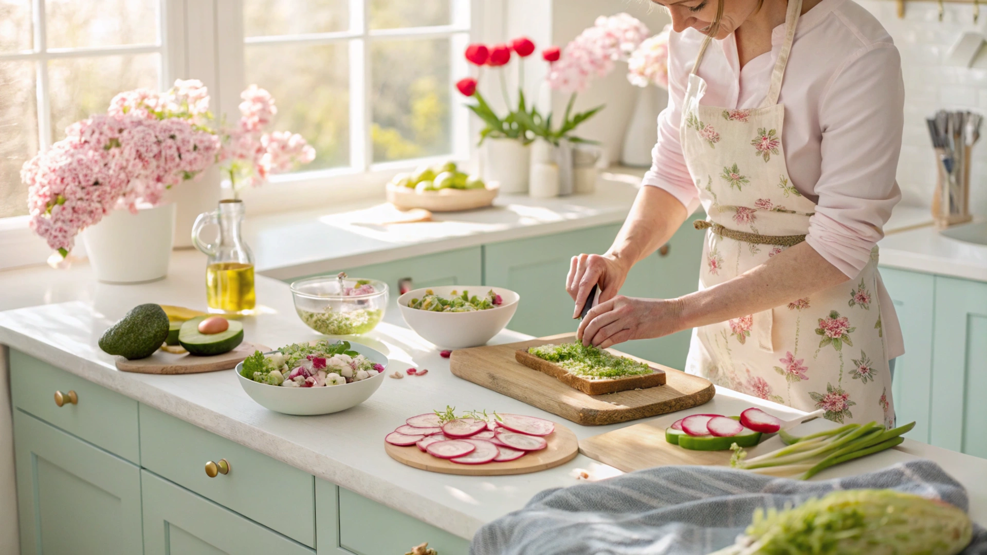 Spring Radish Avocado Toast