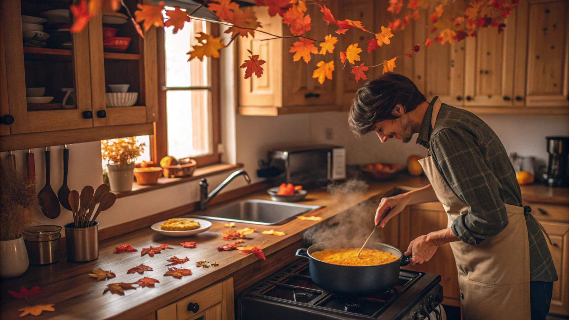 Autumn Pumpkin Sage Polenta