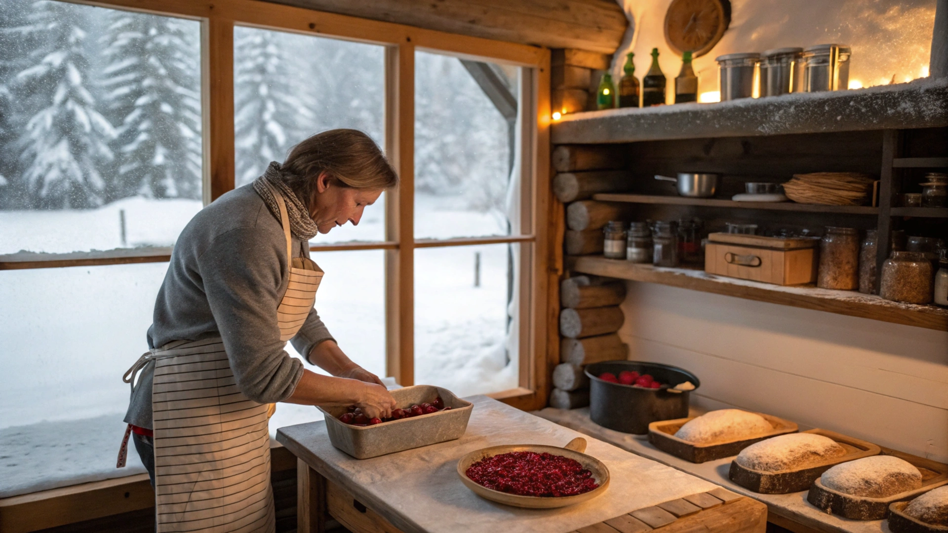 Winter Spiced Cranberry Bread