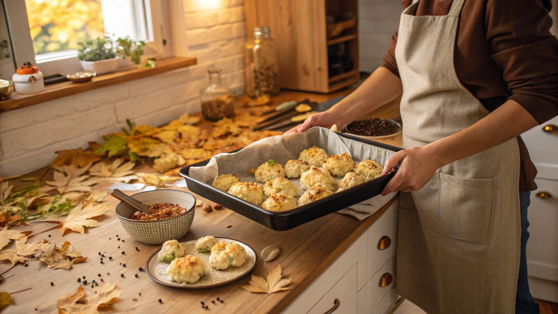 Autumn Roasted Cauliflower Bake
