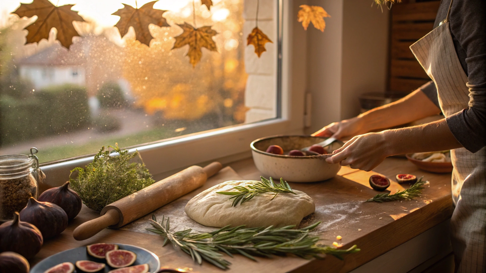 Autumn Fig Rosemary Bread
