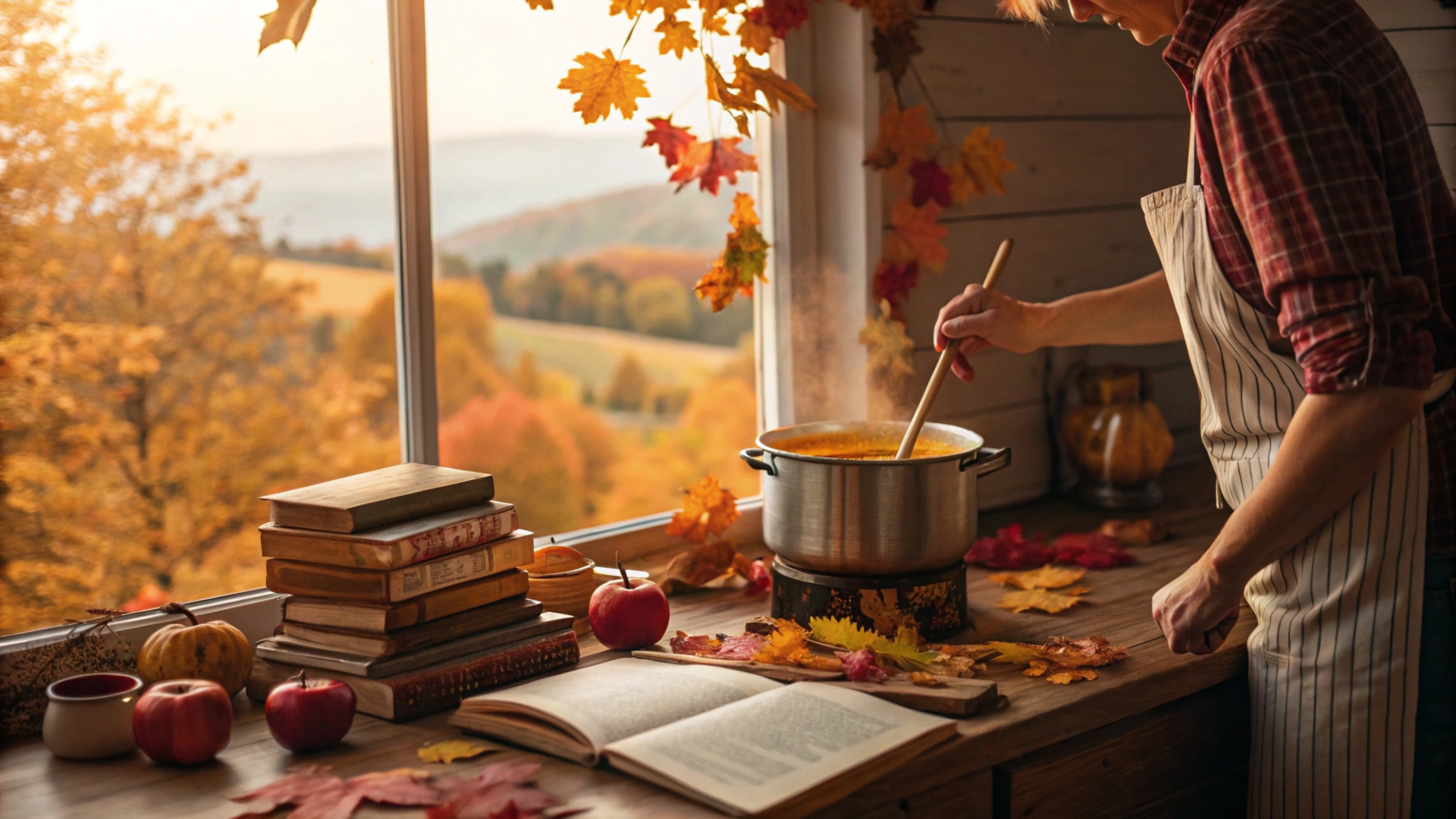 Autumn Apple Thyme Soup