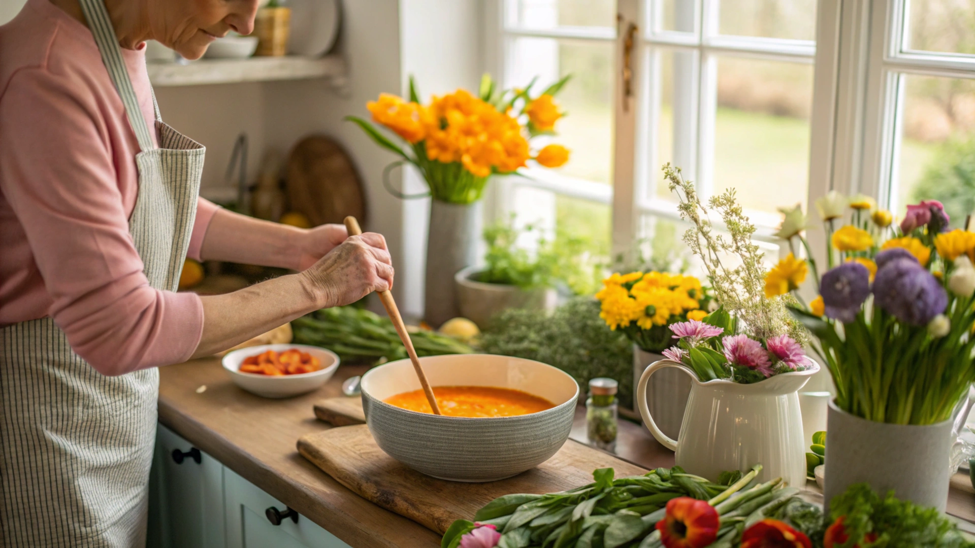Spring Carrot Ginger Soup