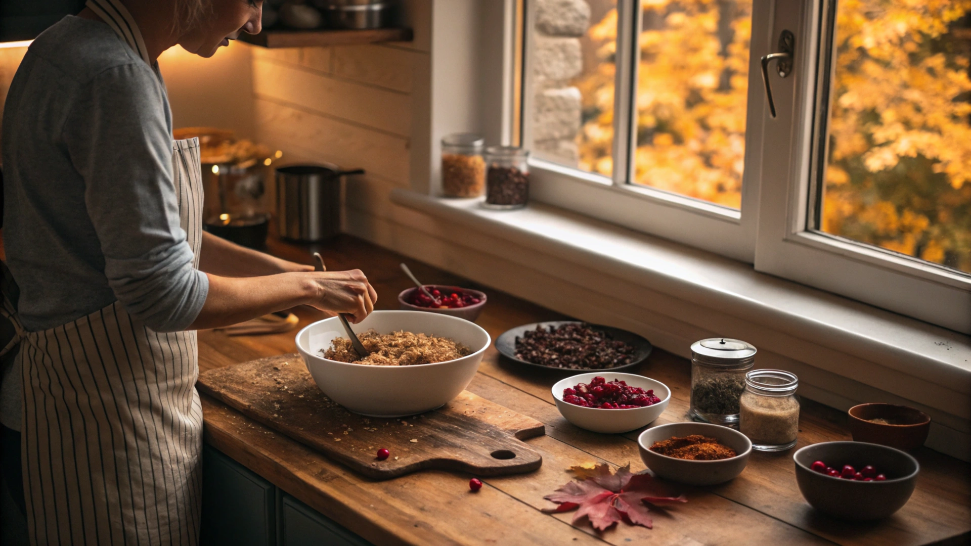 Autumn Cranberry Quinoa Bowl