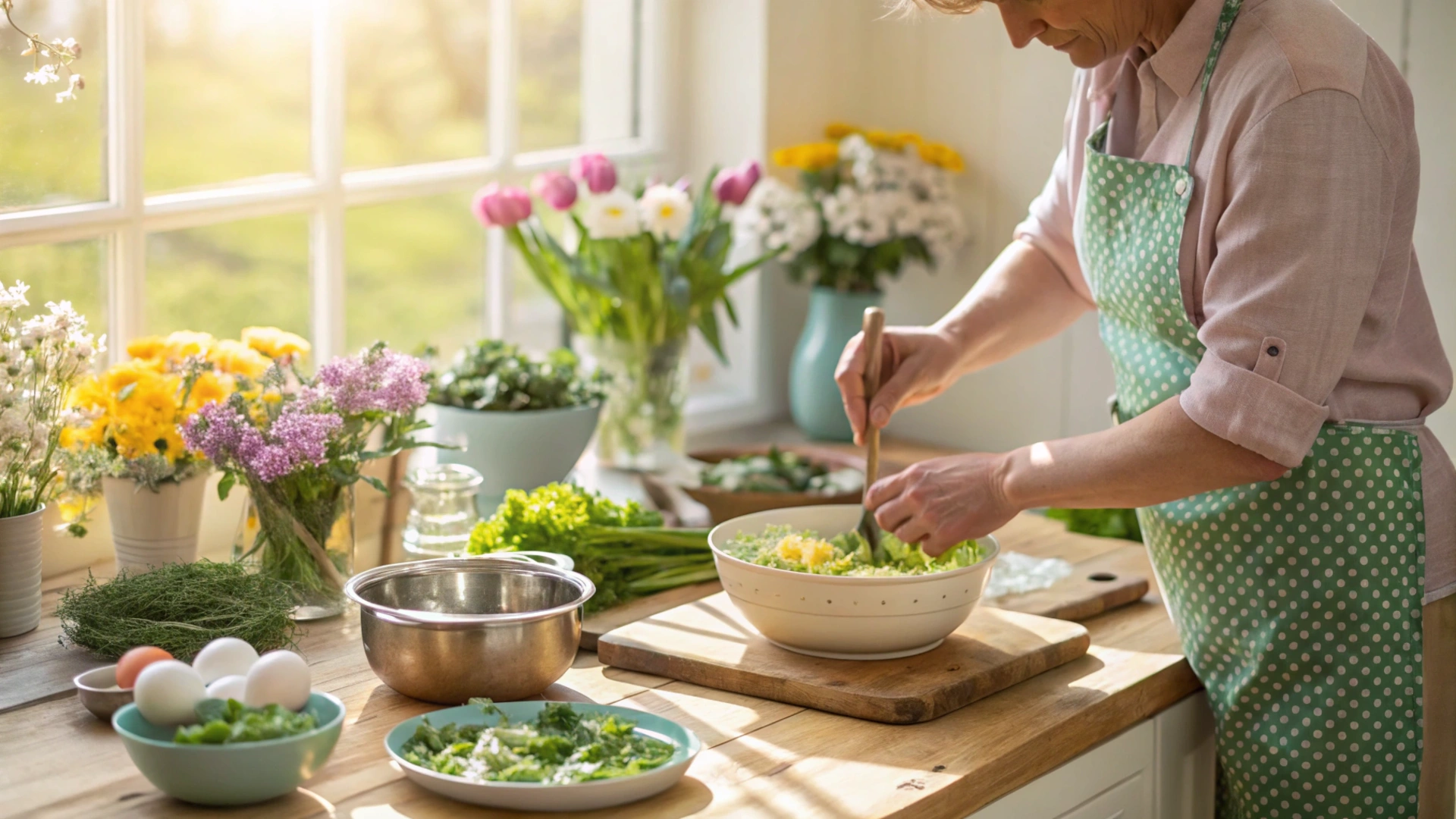 Spring Chervil Egg Salad