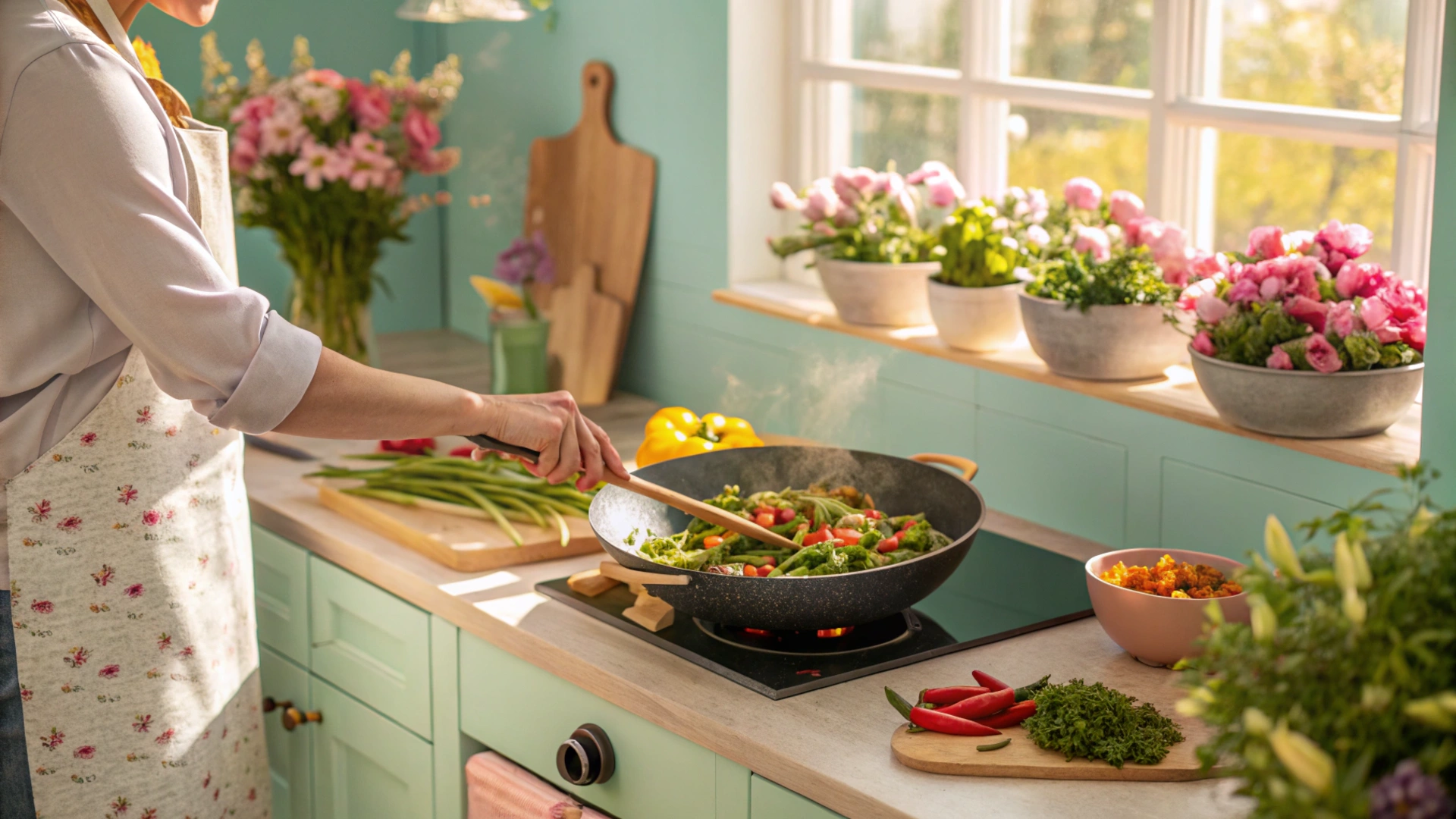 Spring Snap Pea Stir-Fry