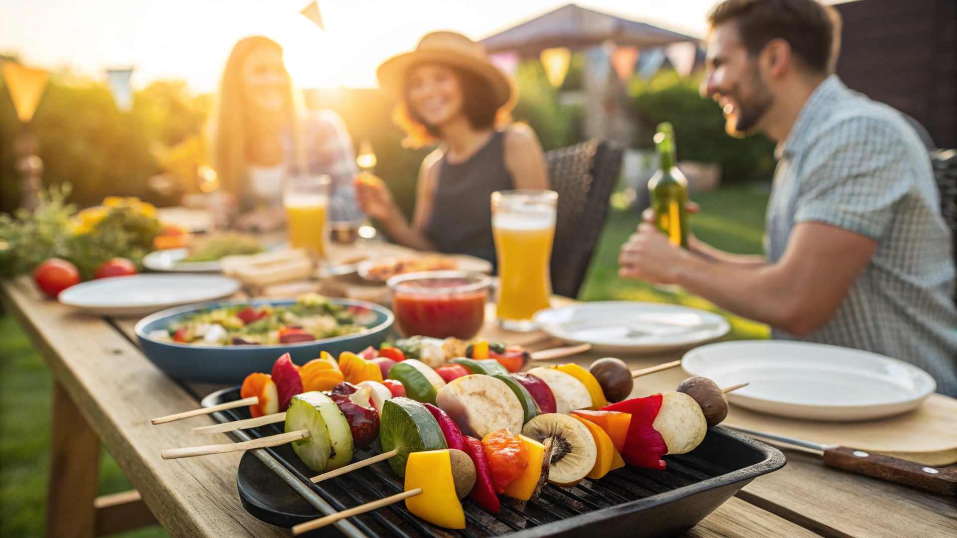 Summer Grilled Veggie Skewers