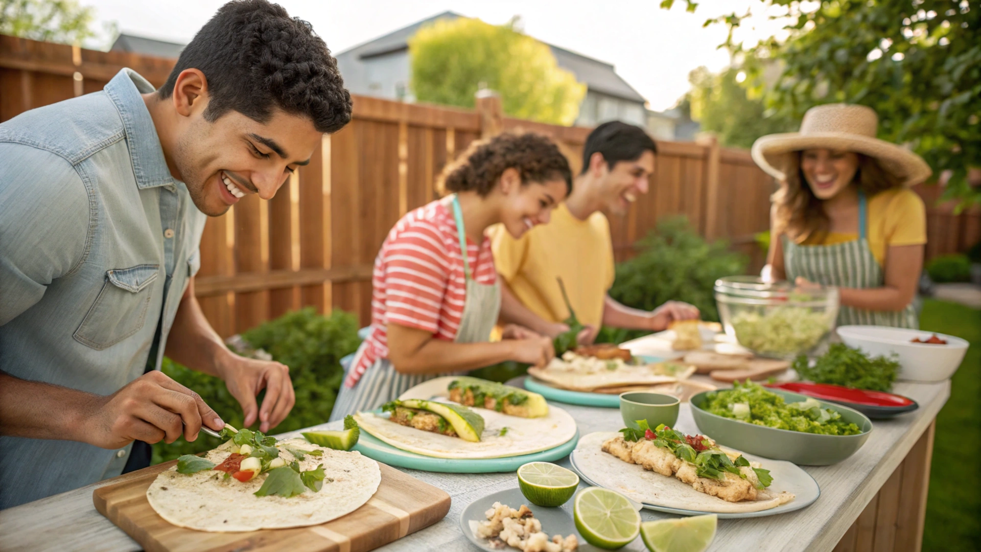 Summer Grilled Halibut Tacos