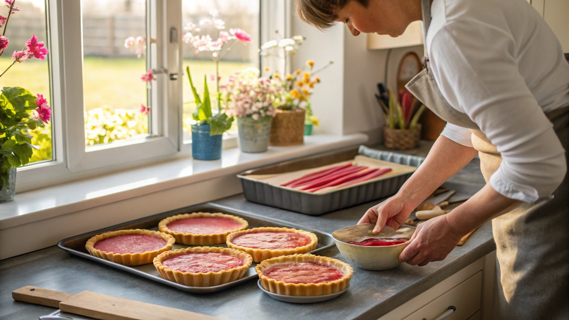 Spring Rhubarb Tart Recipe