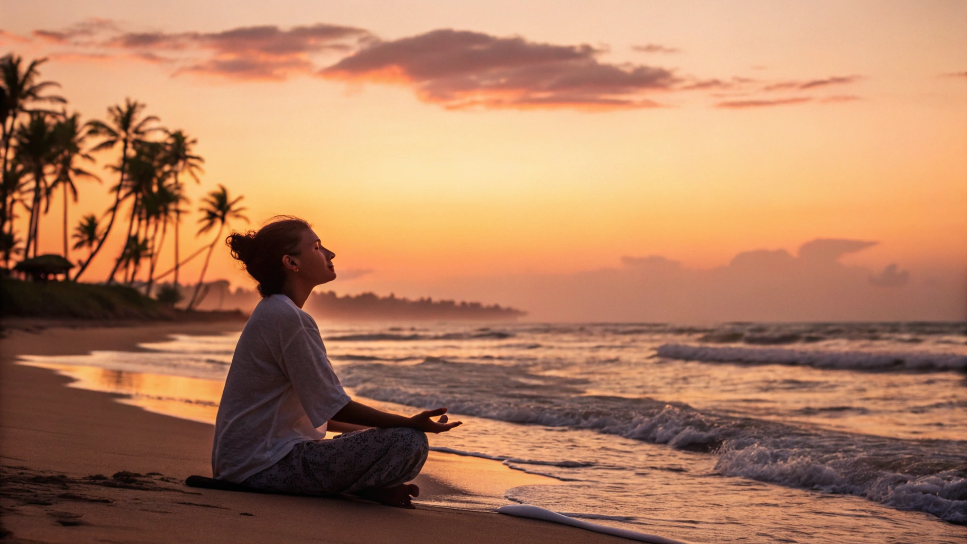 Summer Sunset Beach Meditation