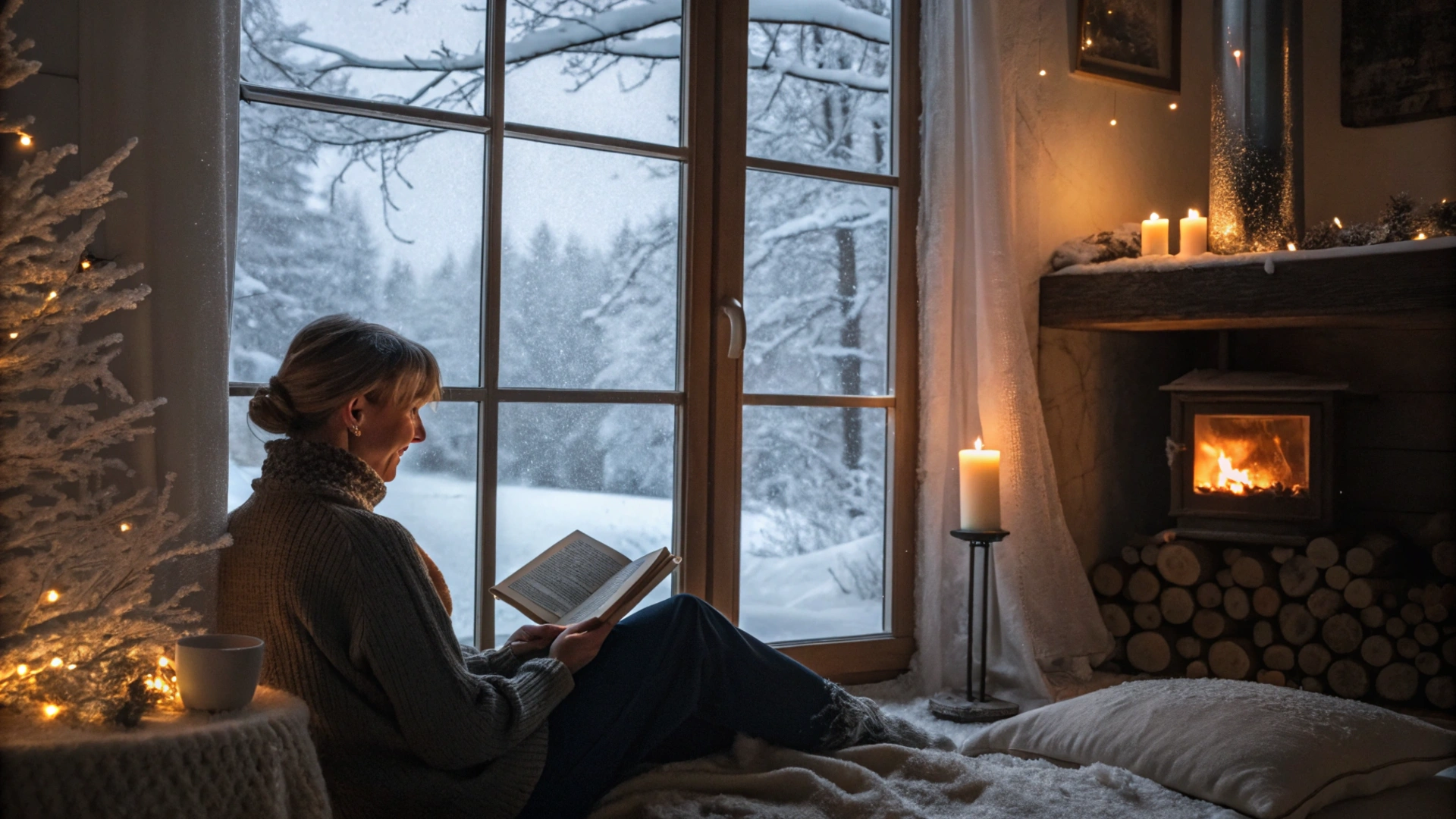 Winter Candlelit Reading Session