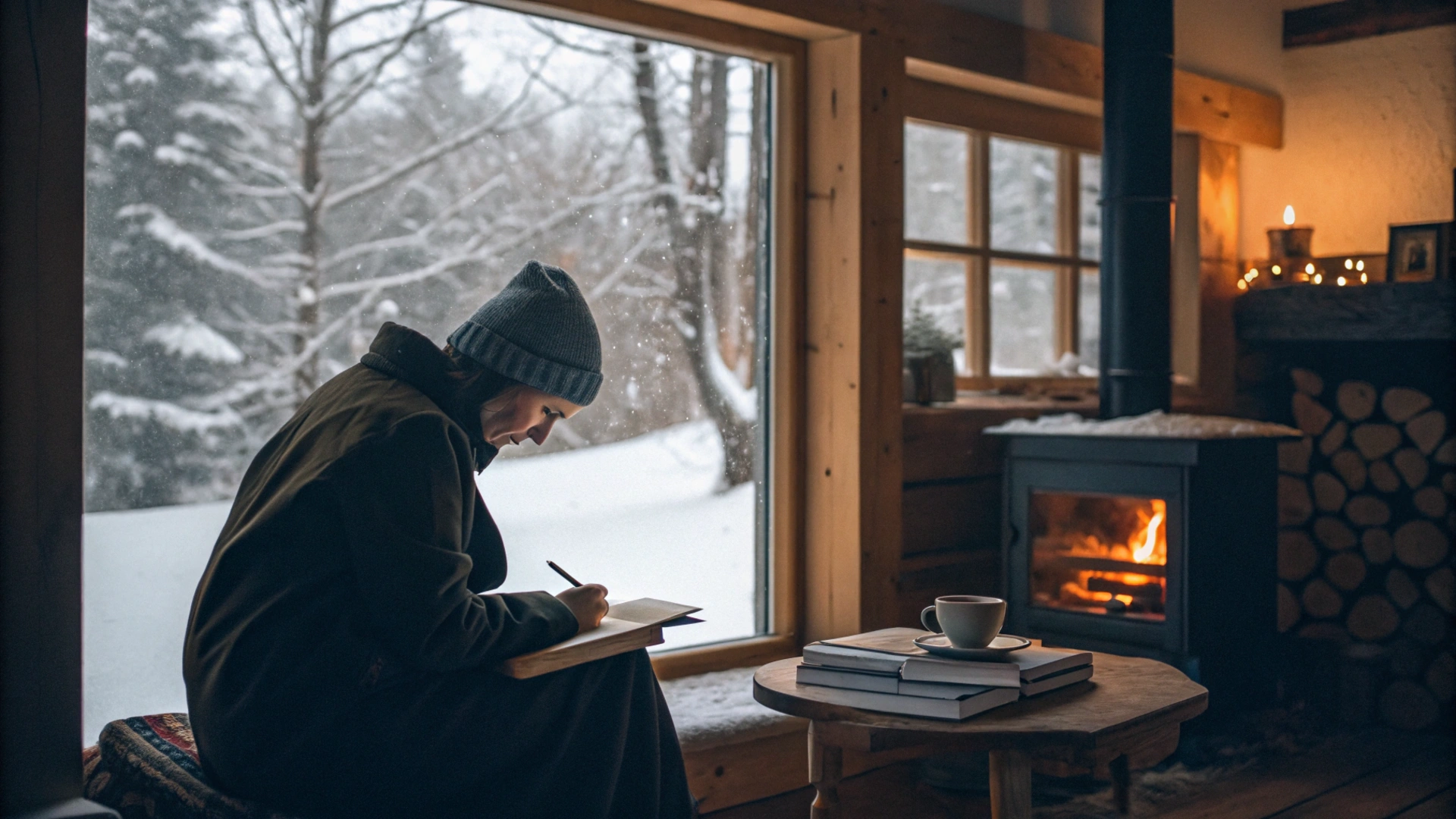 Winter Cozy Poetry Writing