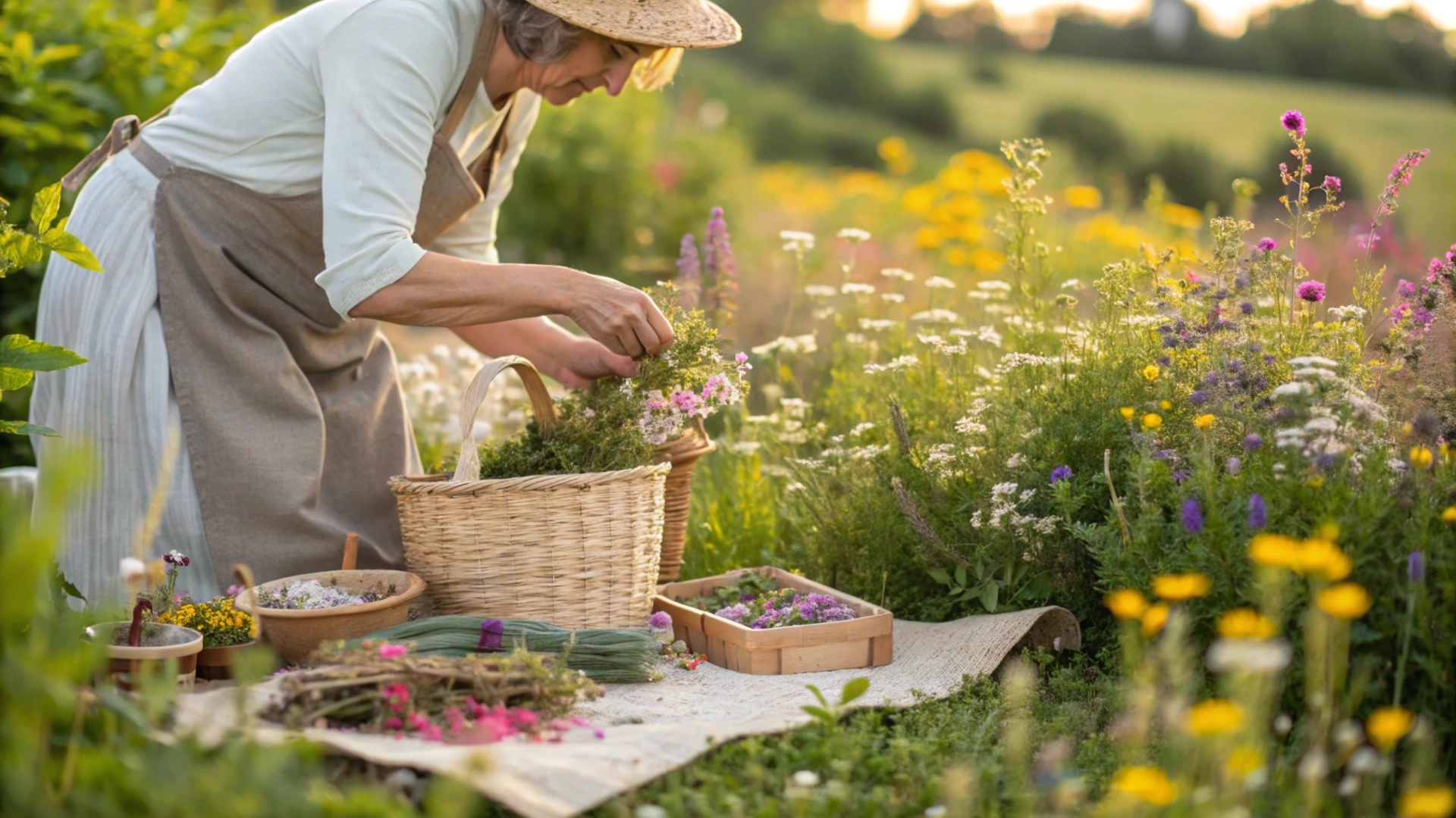 Spring Herbal Sachet Making
