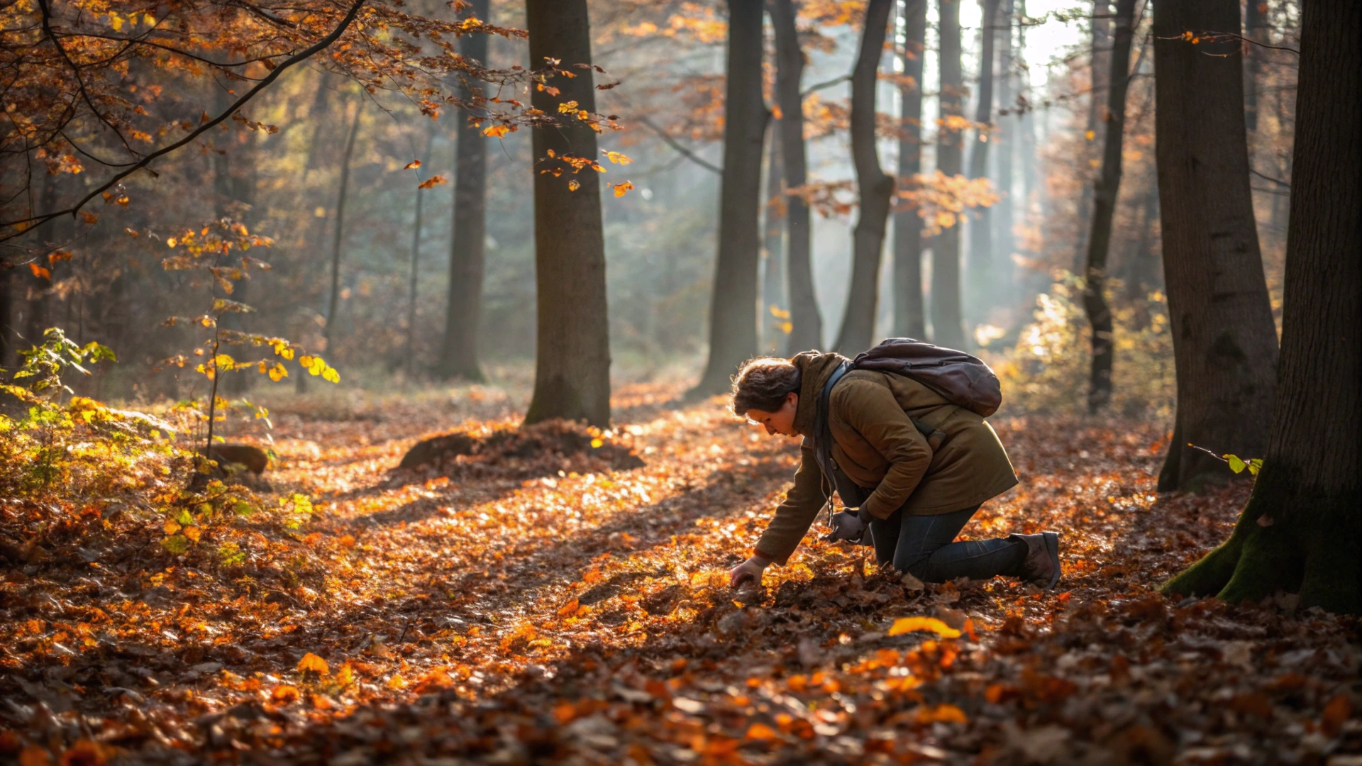 Autumn Acorn Collecting Walk