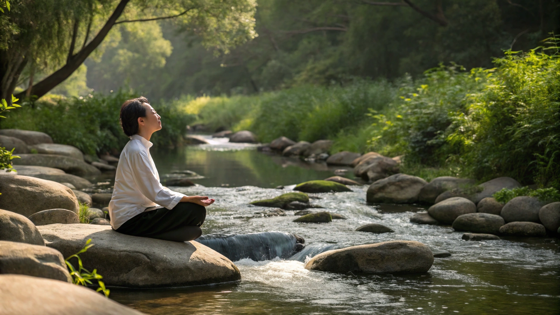 Spring River Stone Meditation