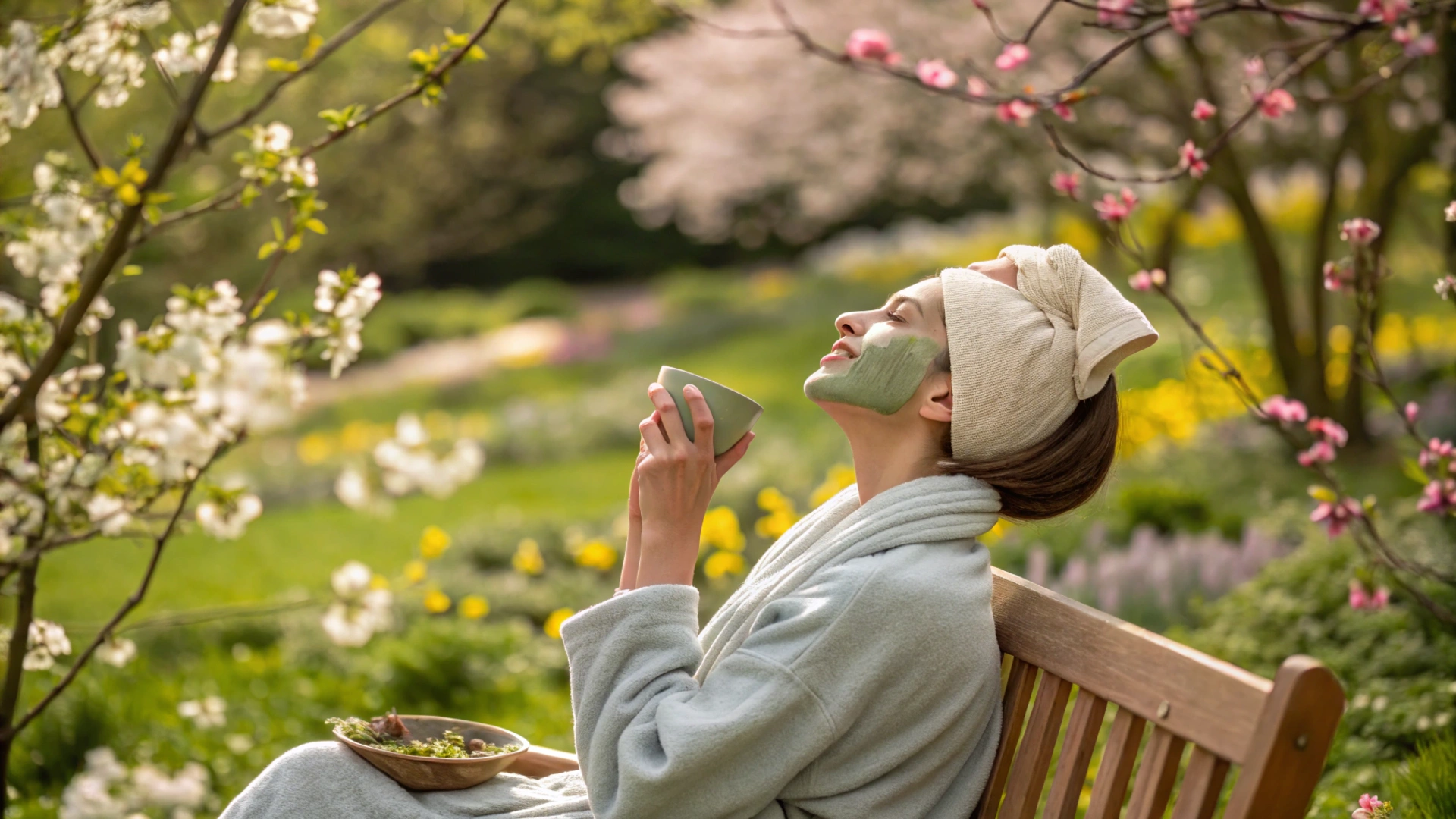 Spring Herbal Face Mask Ritual