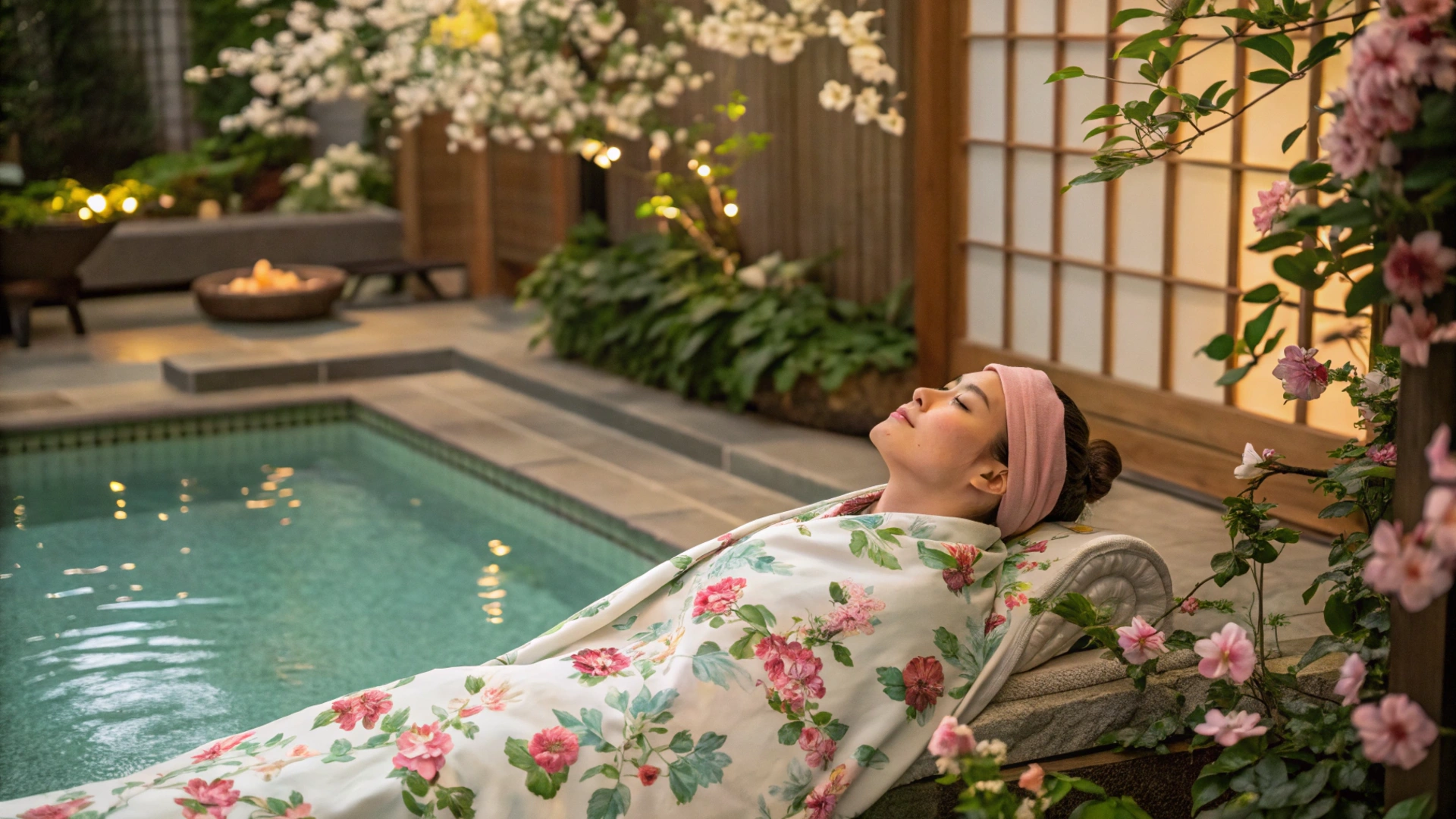 Spring Floral Body Wrap