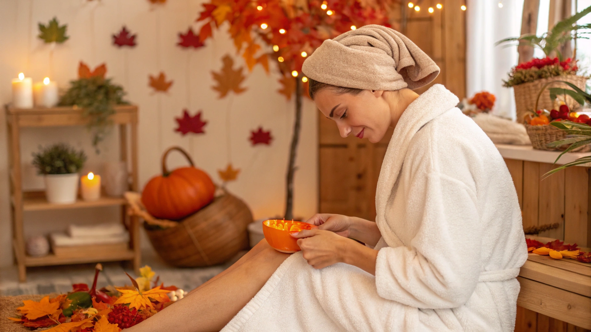 Autumn Pumpkin Scrub Spa